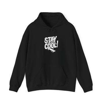 Cool Stay Hooded Sweatshirt | Unisex Casual Pullover, Gift for Friends, Cozy Wear, Street Style Apparel, Unique Hoodie