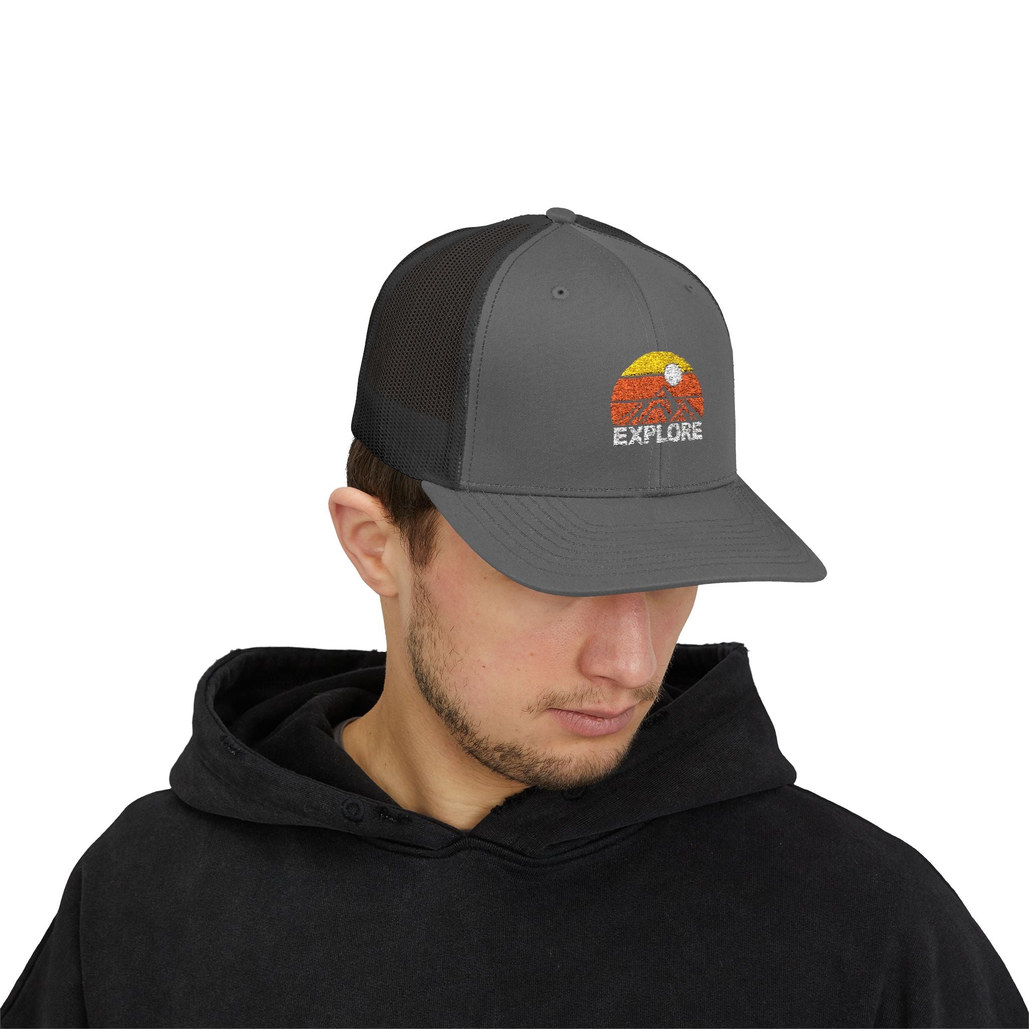 Explore Sunset Trucker Cap