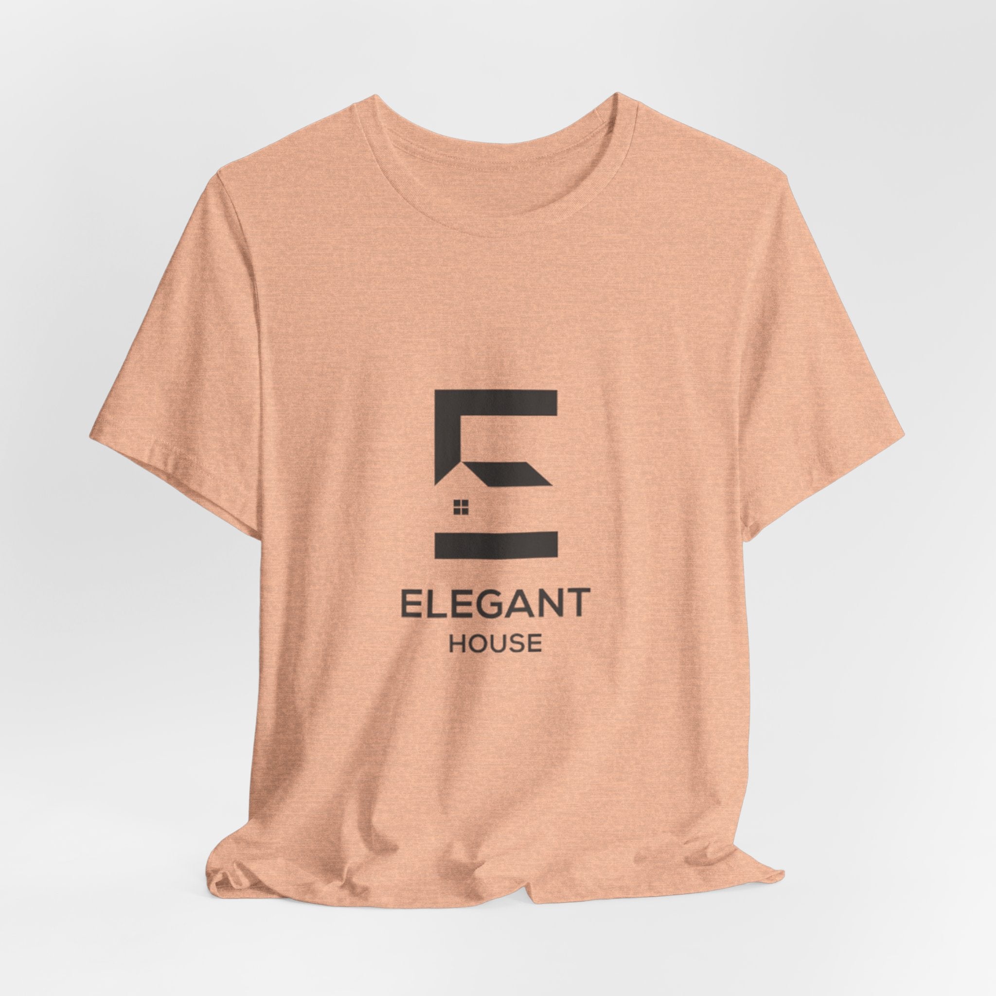 Elegant House Logo T-Shirt — Minimal Real Estate Branding Tee