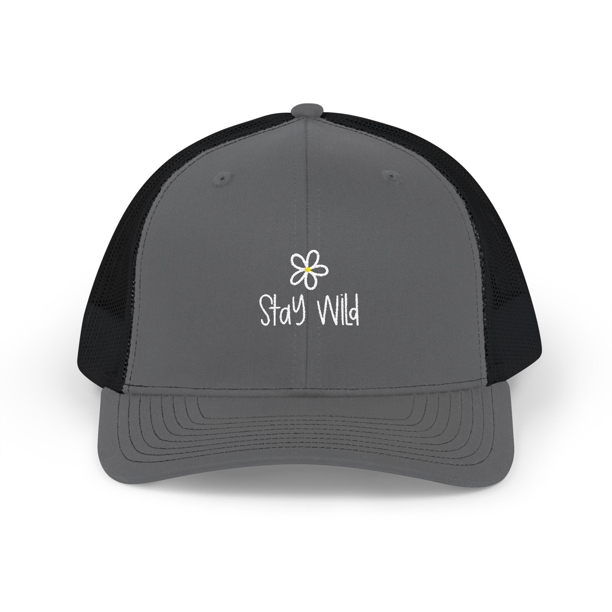 Stay Wild Embroidered Trucker Cap