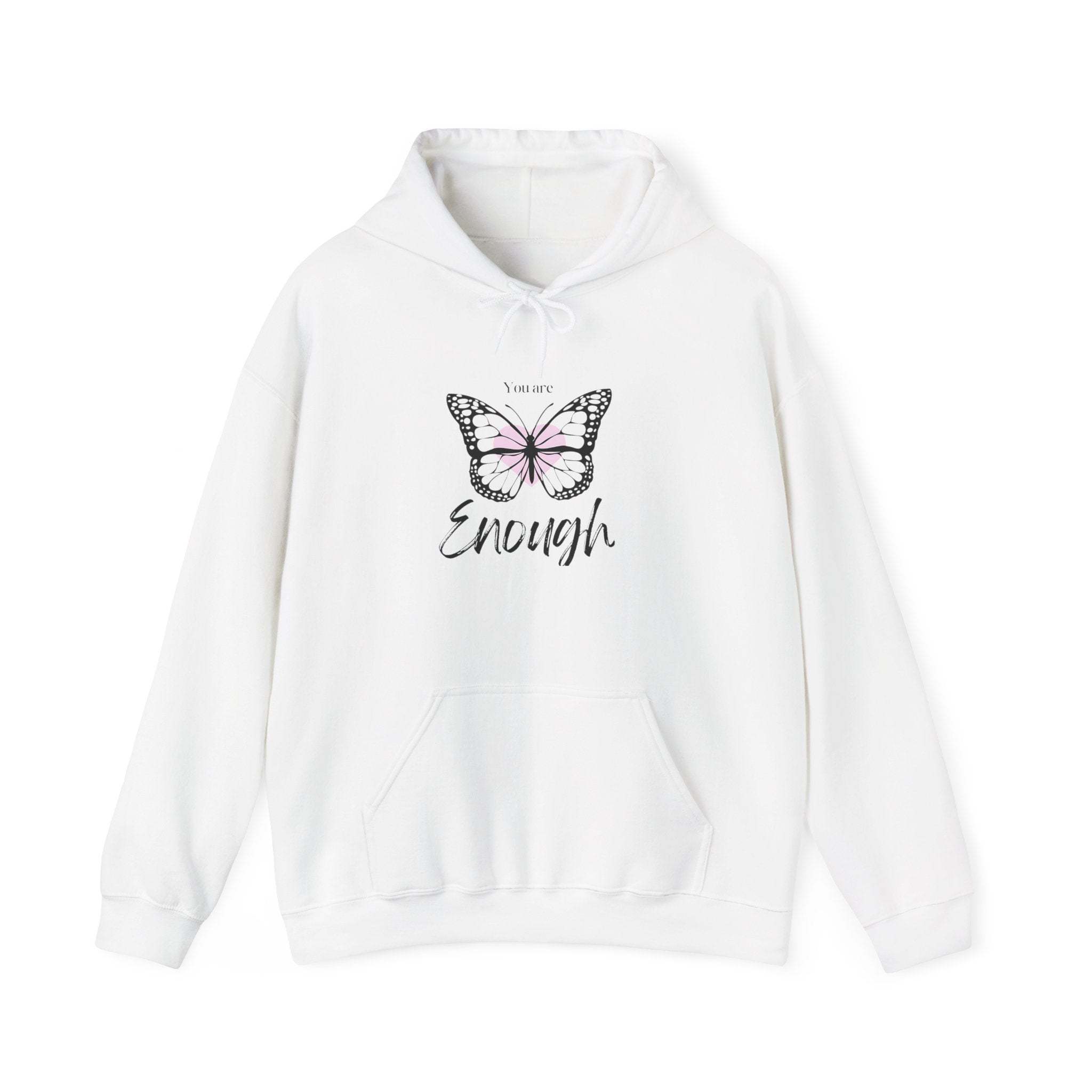 Inspirational Butterfly Graphic Hoodie - Motivational Sweatshirt for Women & Men, Perfect Gift for Birthdays, Affirmation, Everyday Wear