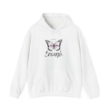 Inspirational Butterfly Graphic Hoodie - Motivational Sweatshirt for Women & Men, Perfect Gift for Birthdays, Affirmation, Everyday Wear