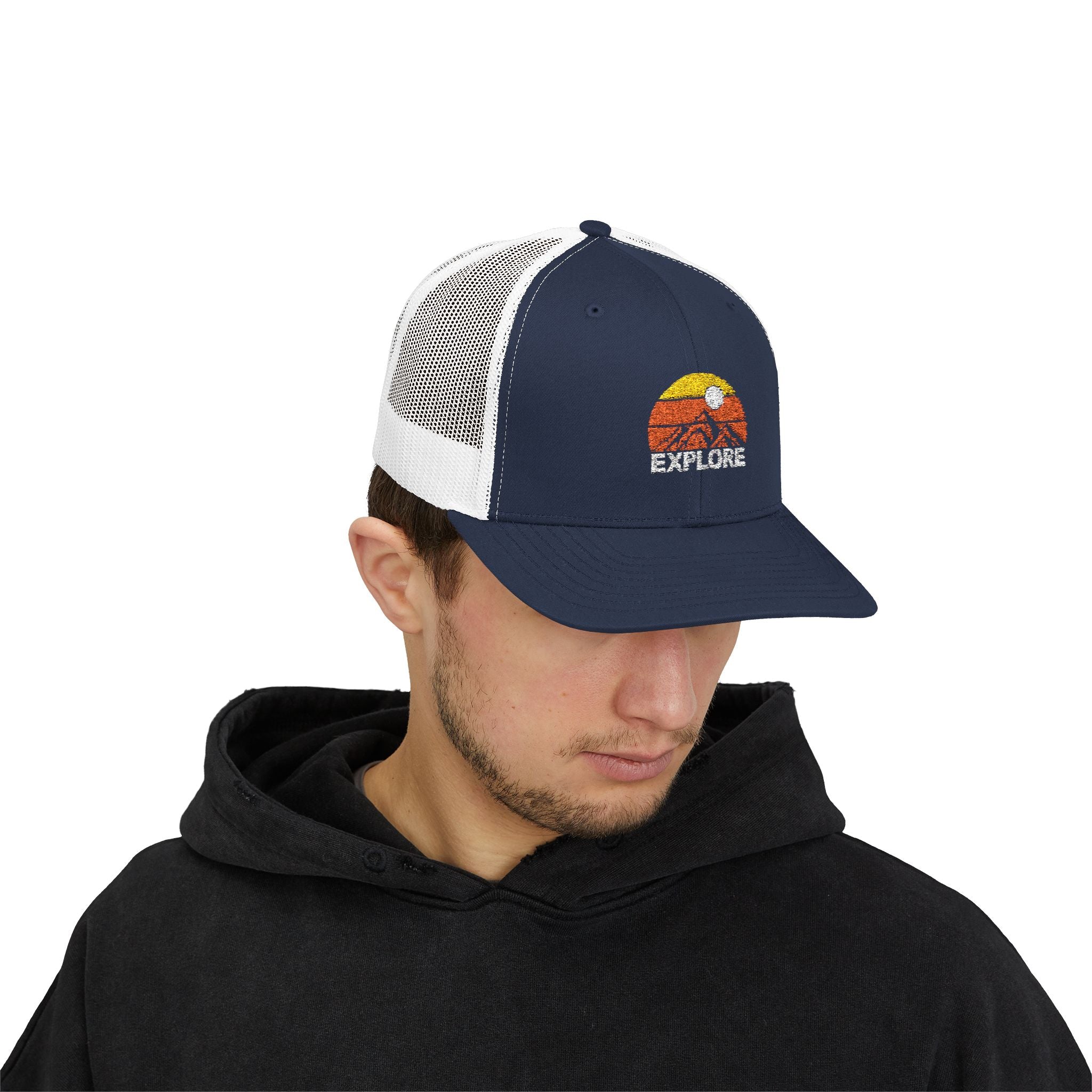 Explore Sunset Trucker Cap