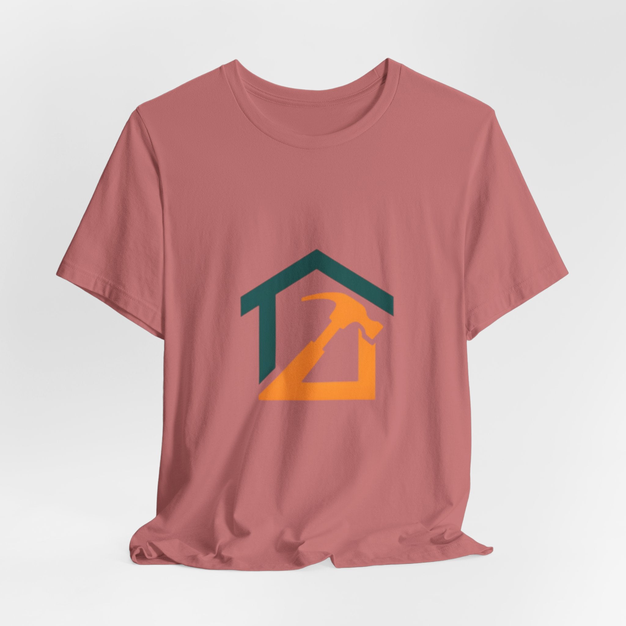 Home Repair Hammer T-Shirt — Contractor & DIY House Logo Tee