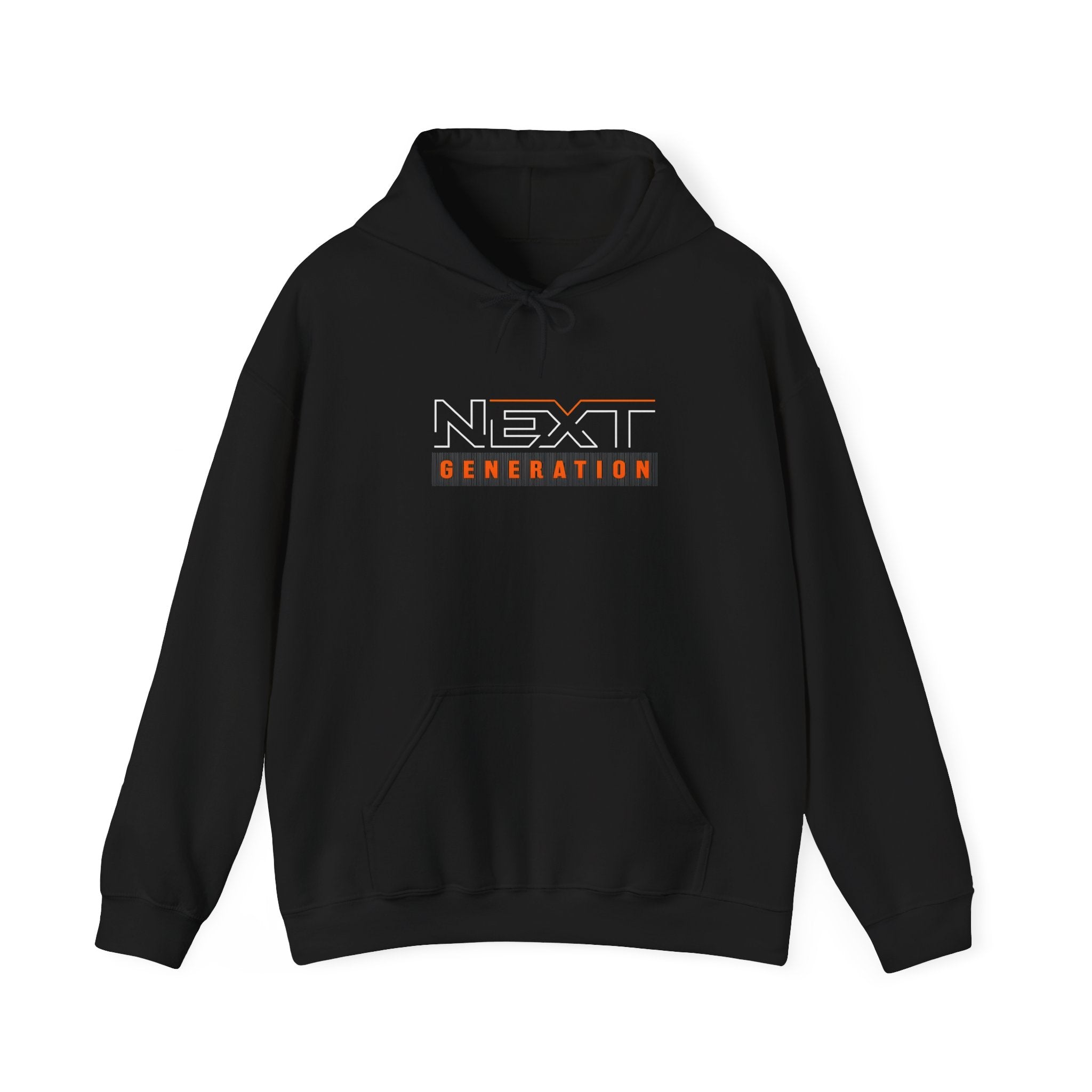 Next Generation Hoodie — Retro Futuristic Graphic Pullover