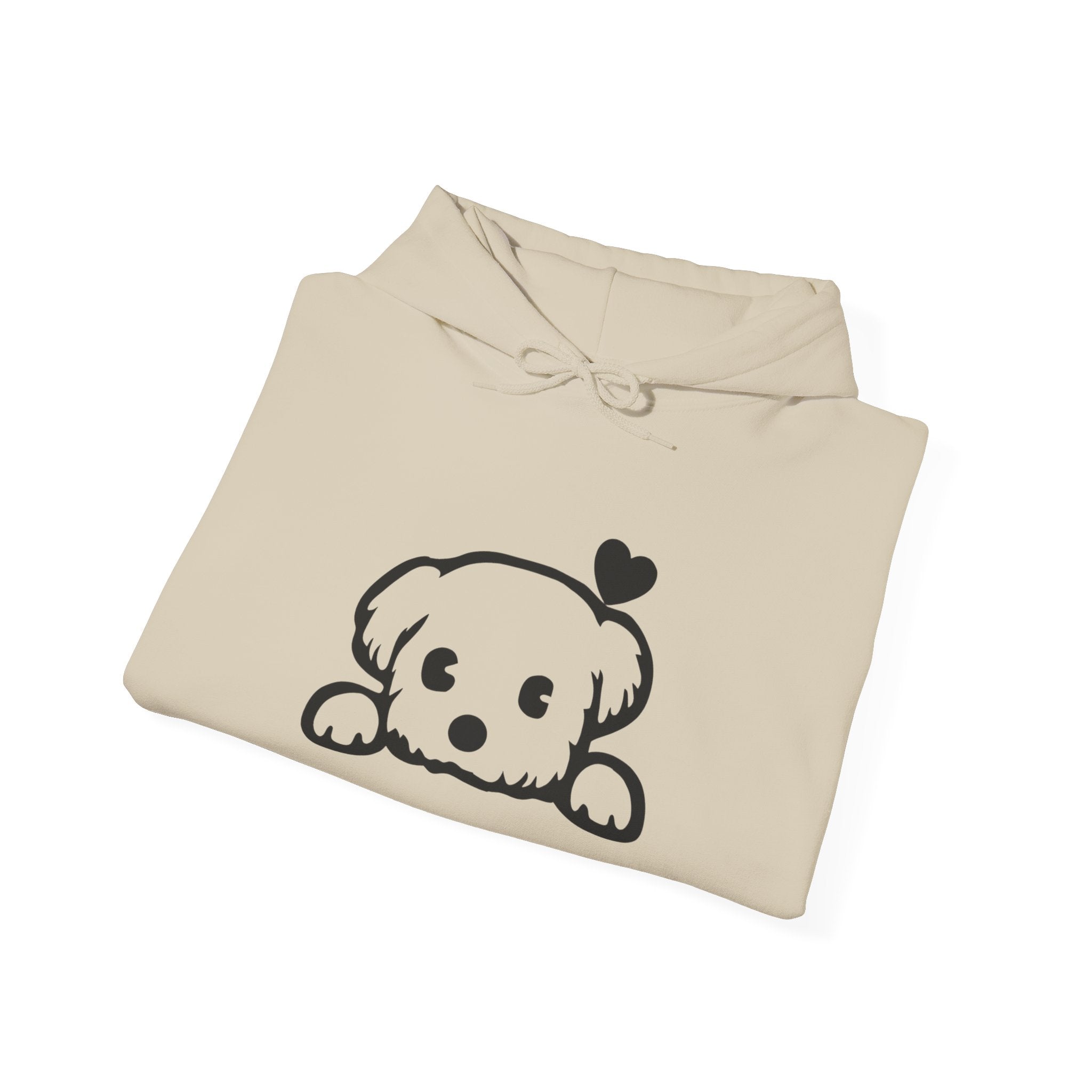 Adorable Puppy Hoodie, Cute Dog Sweatshirt for Pet Lovers, Cozy Unisex Gift, Perfect for Birthdays or Dog Lovers