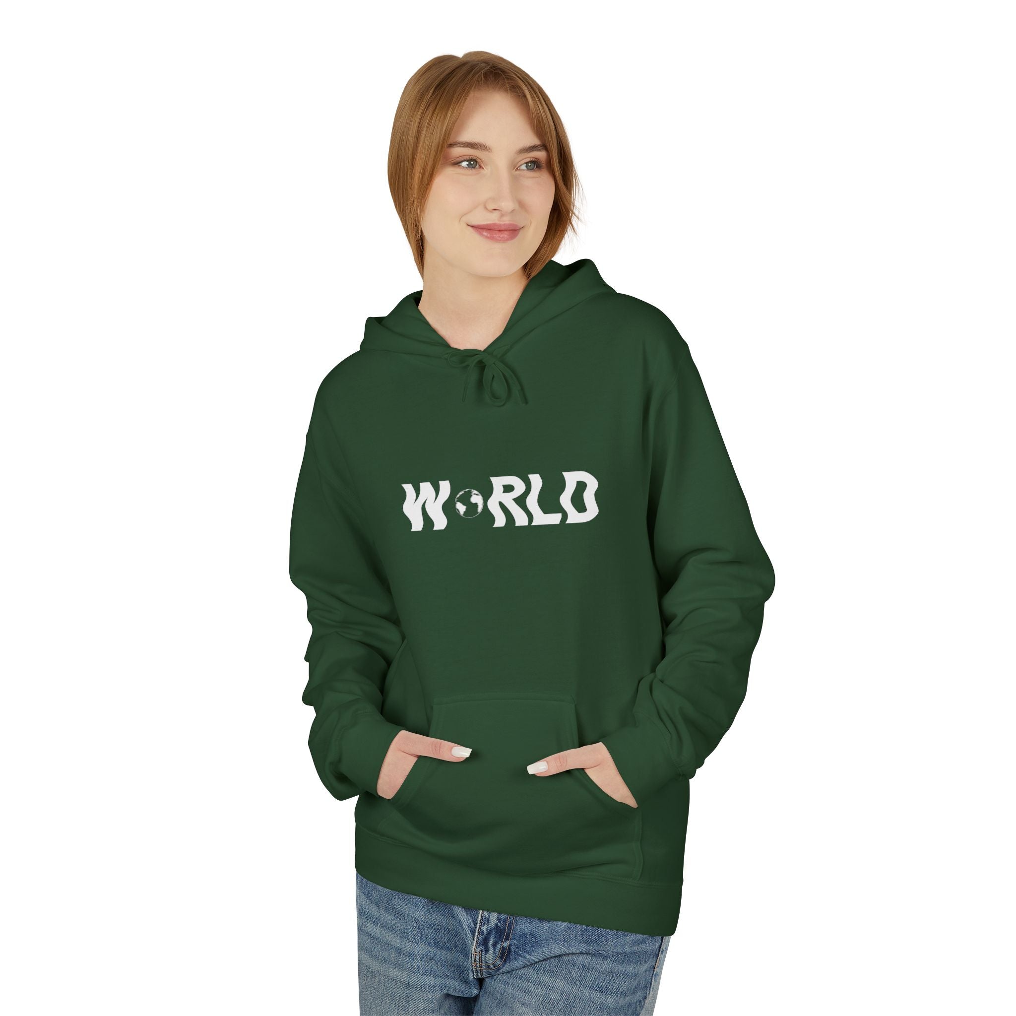 World Logo Hoodie — Minimalist Streetwear Pullover