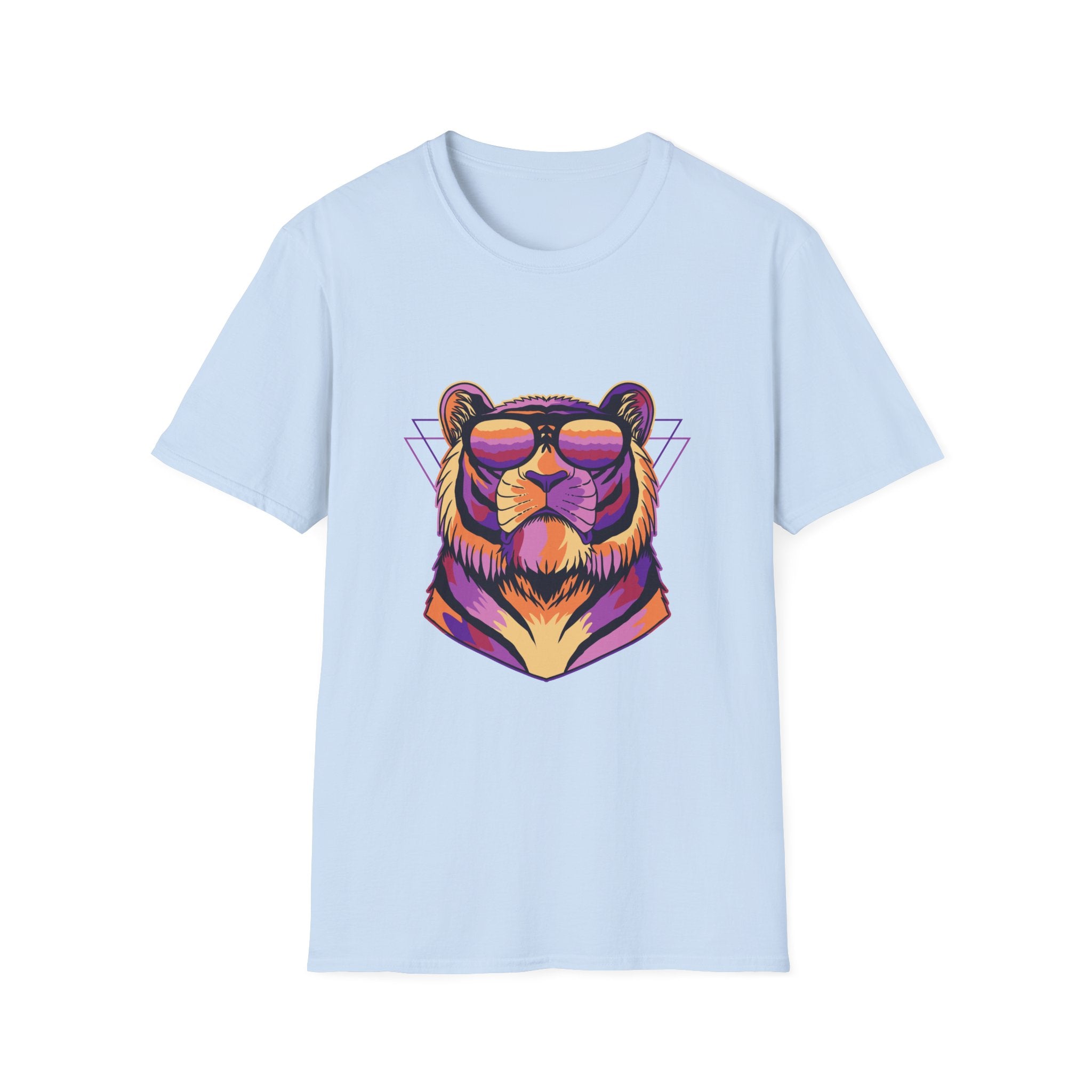 Neon Sunglasses Tiger T-Shirt