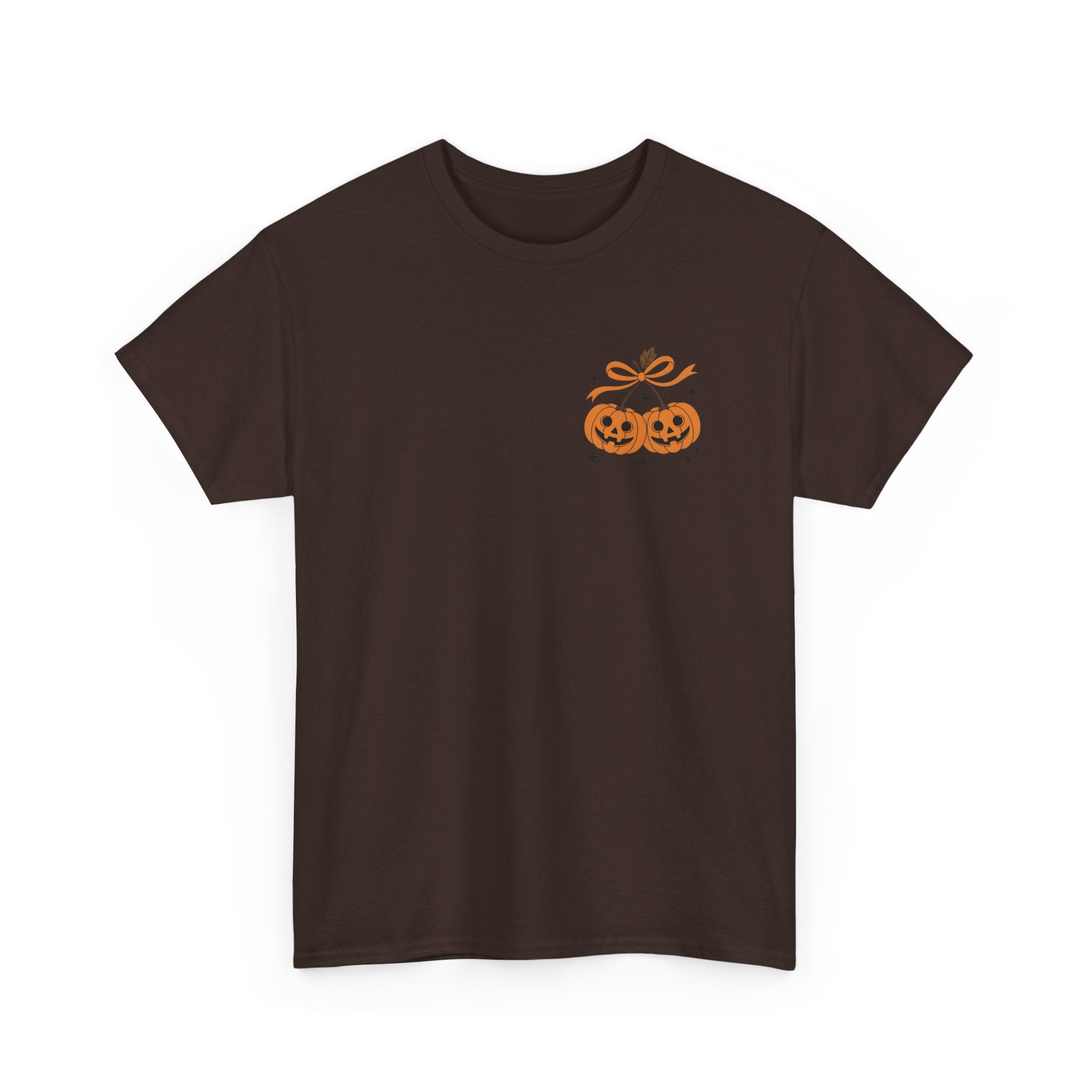 Halloween Ghost & Pumpkin Tee, Unisex Halloween Shirt, Spooky T-Shirt, Fall Fashion, Trick or Treat Top, Seasonal Apparel