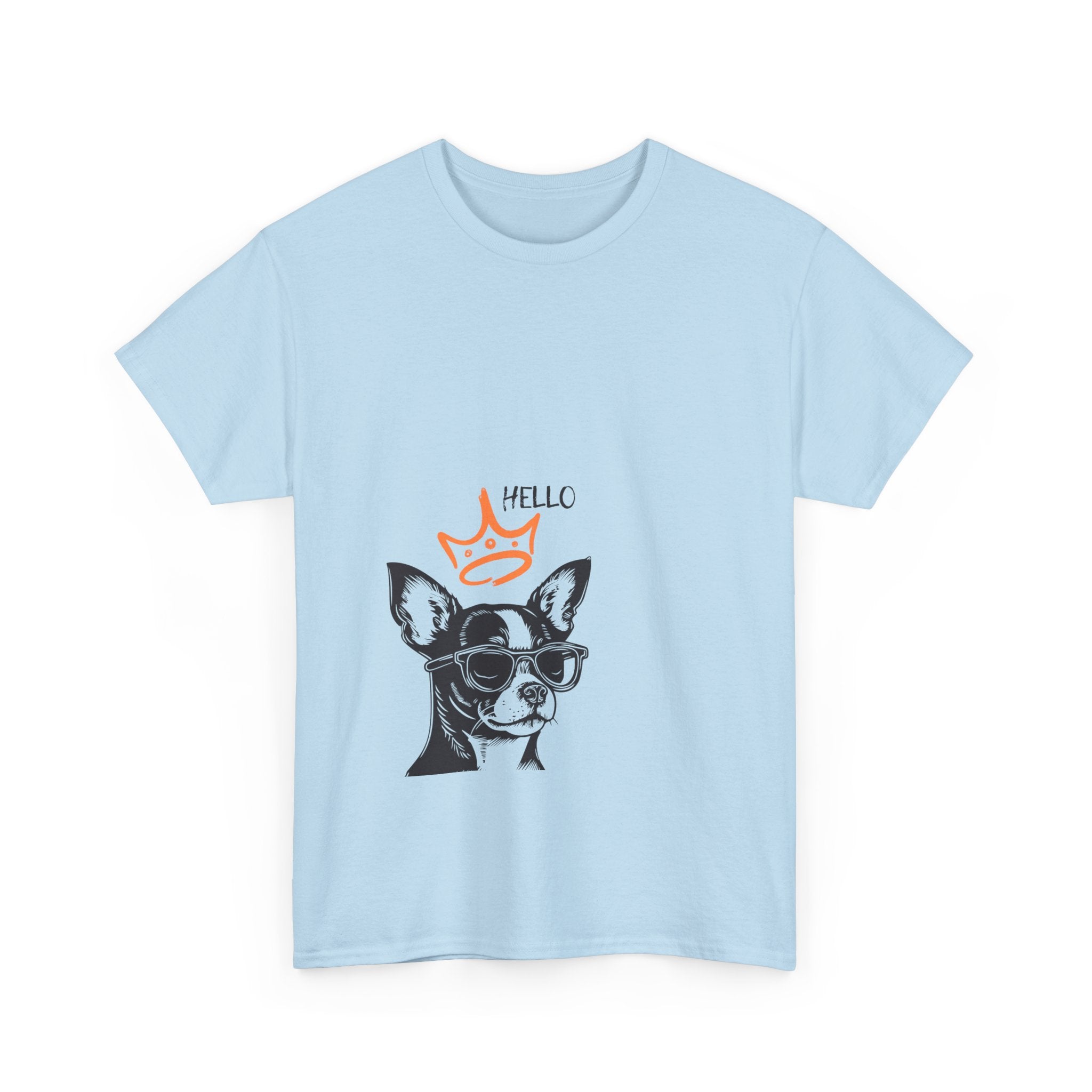 Chihuahua Crown Tee — Cute Sunglasses Dog Graphic T-Shirt