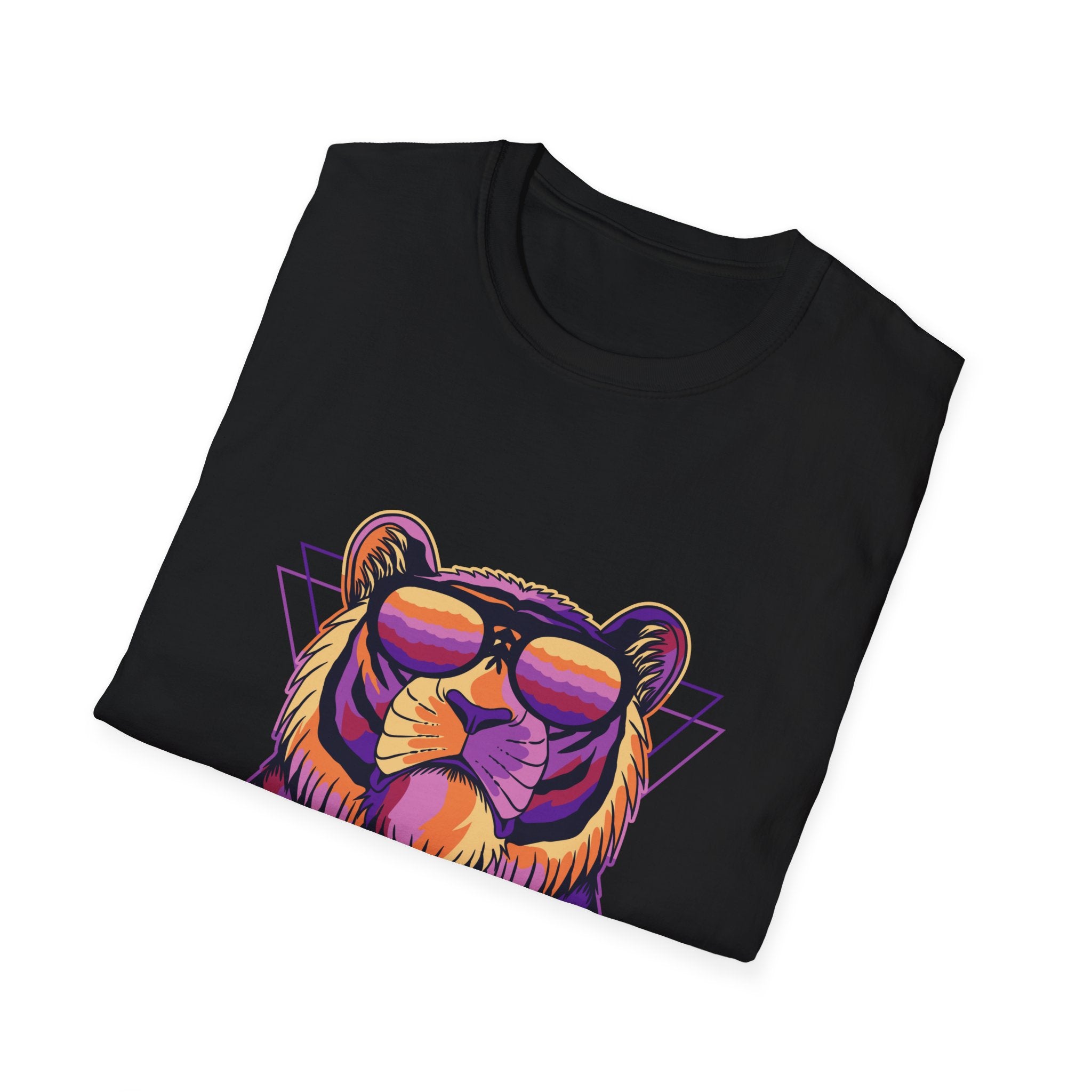 Neon Sunglasses Tiger T-Shirt