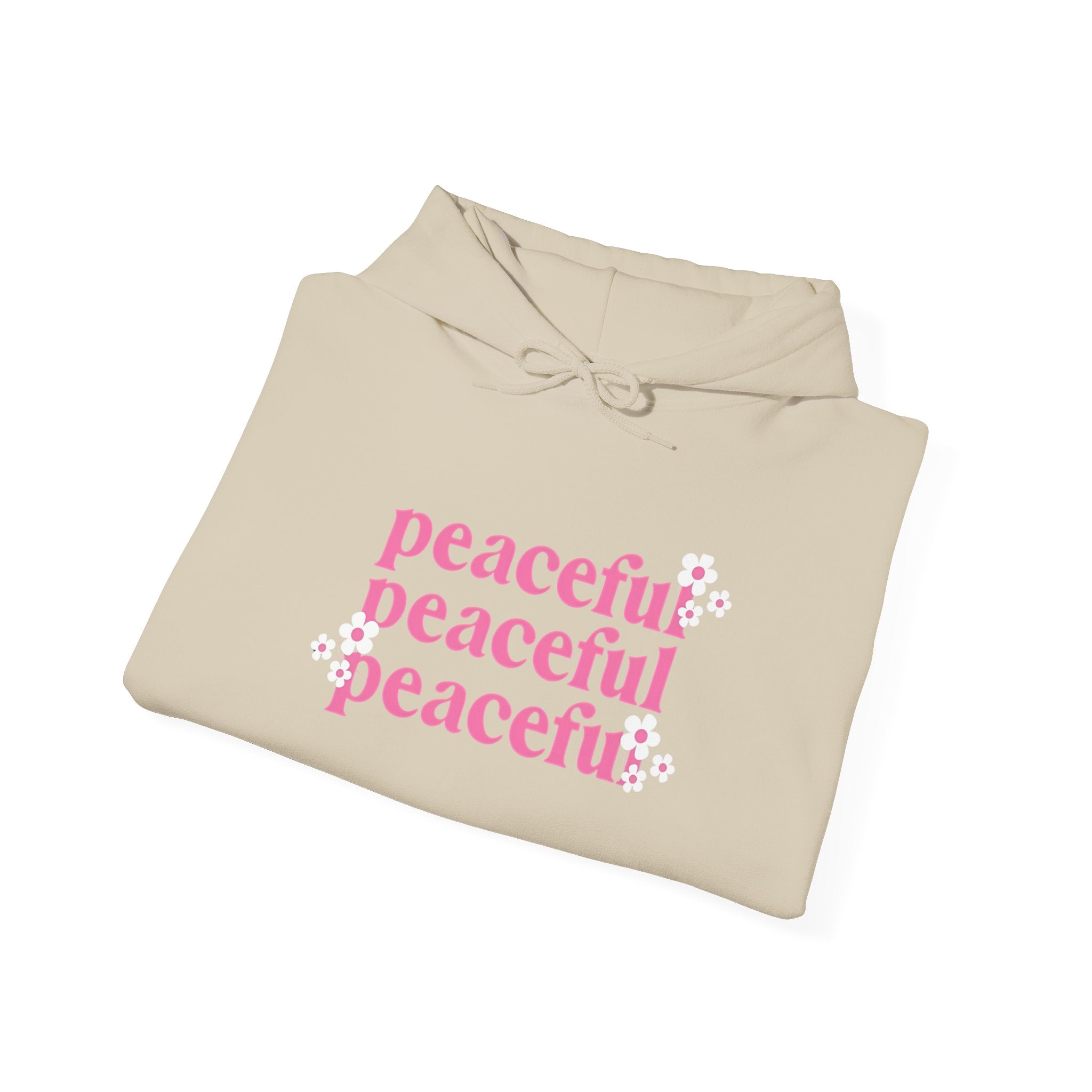 Peaceful Vibes Unisex Hoodie | Cozy Sweatshirt for Relaxation, Ideal Gift for Self-Care, Mindfulness, Casual Wear