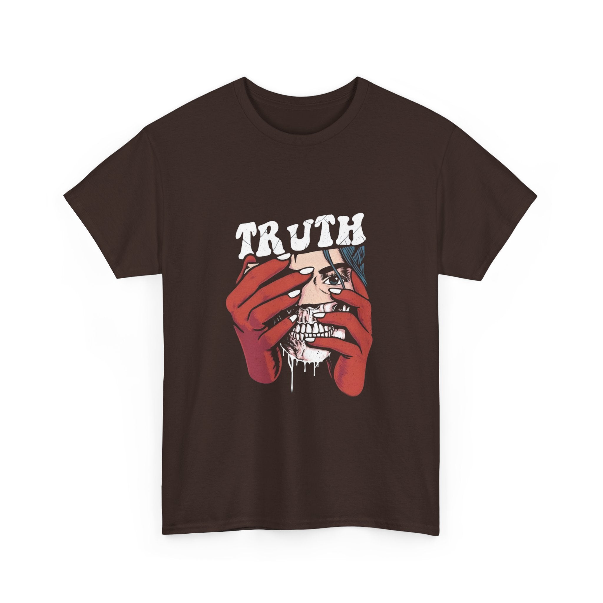 Bold Graphic Tee with 'Truth' Design, Unisex Cotton T-Shirt, Casual Wear, Ideals Statement Shirt, Trendy Gift Idea