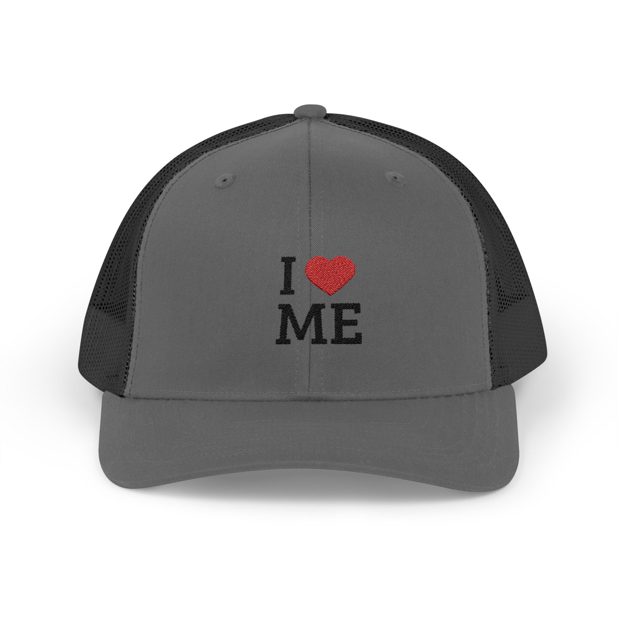 I  ME Embroidered Trucker Cap — Self-Love Snapback Hat