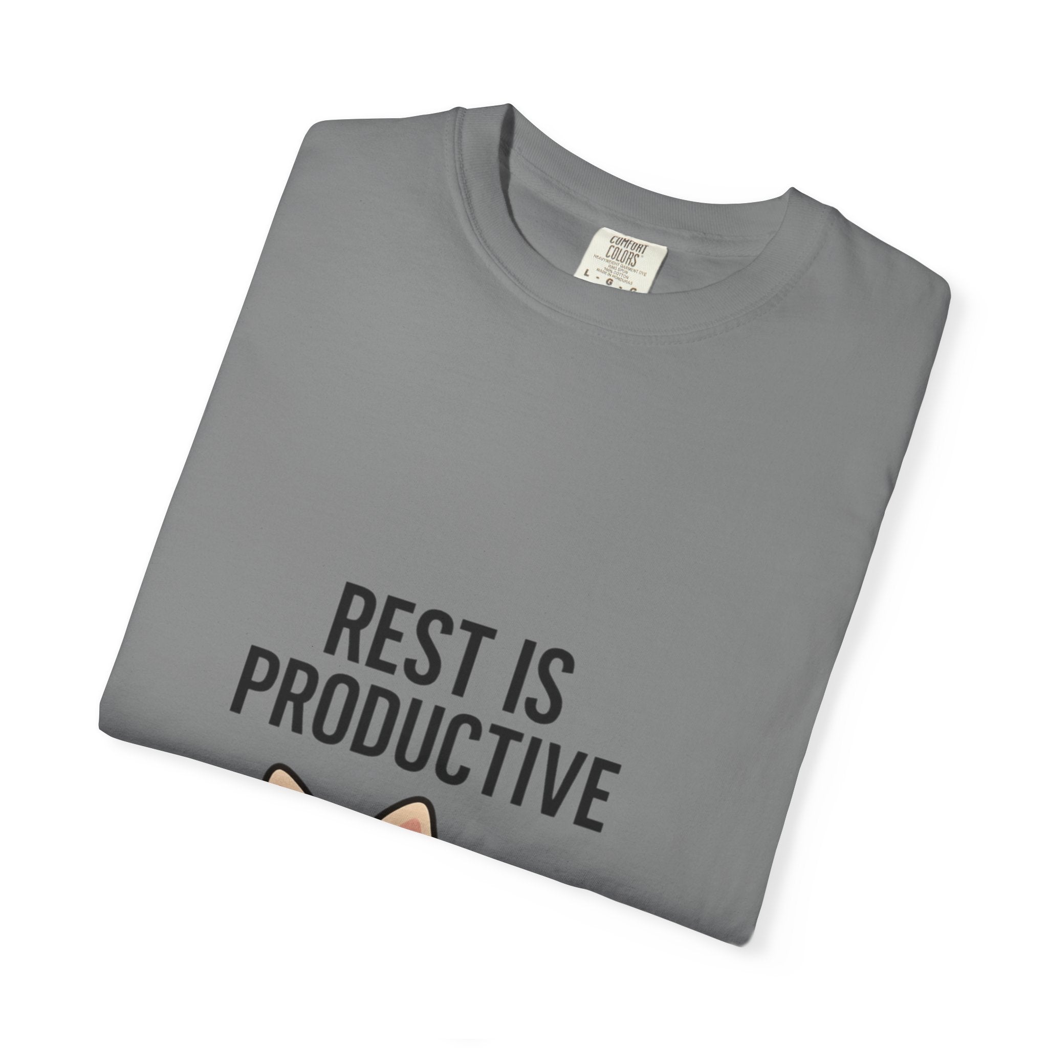 Rest Is Productive Cat T-Shirt