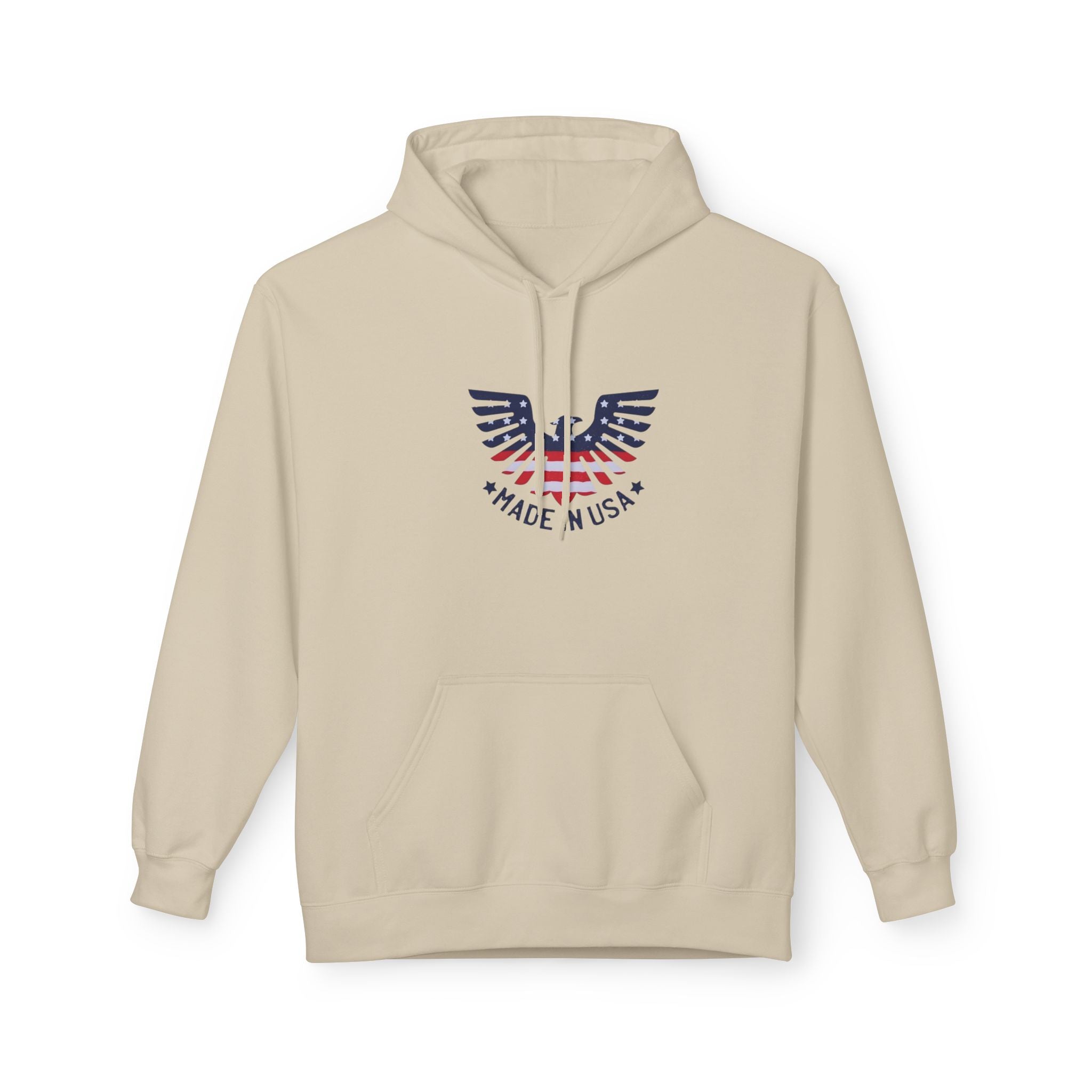 Made in USA Eagle Hoodie – Patriotic American Flag Pullover