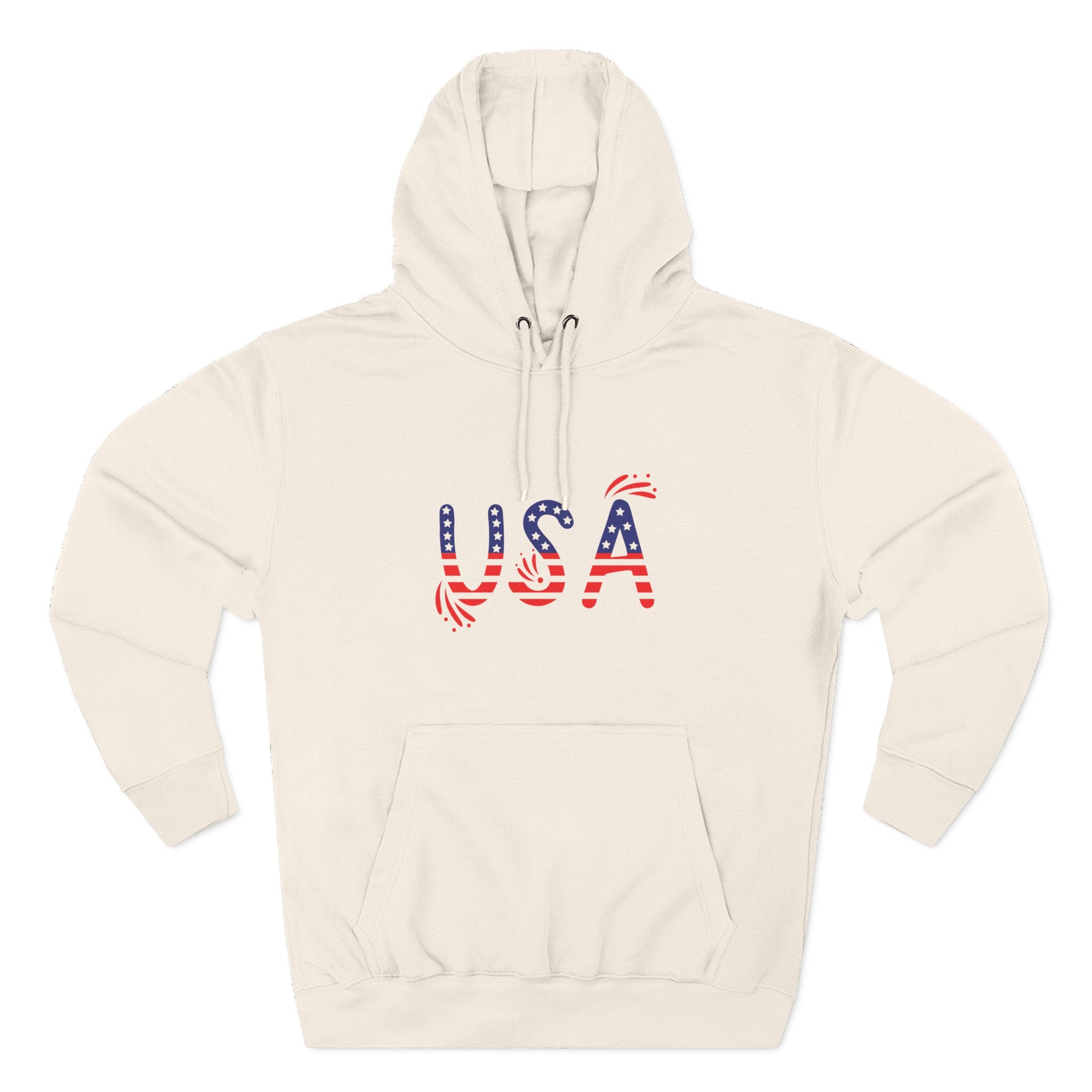 Patriotic USA Fleece Hoodie