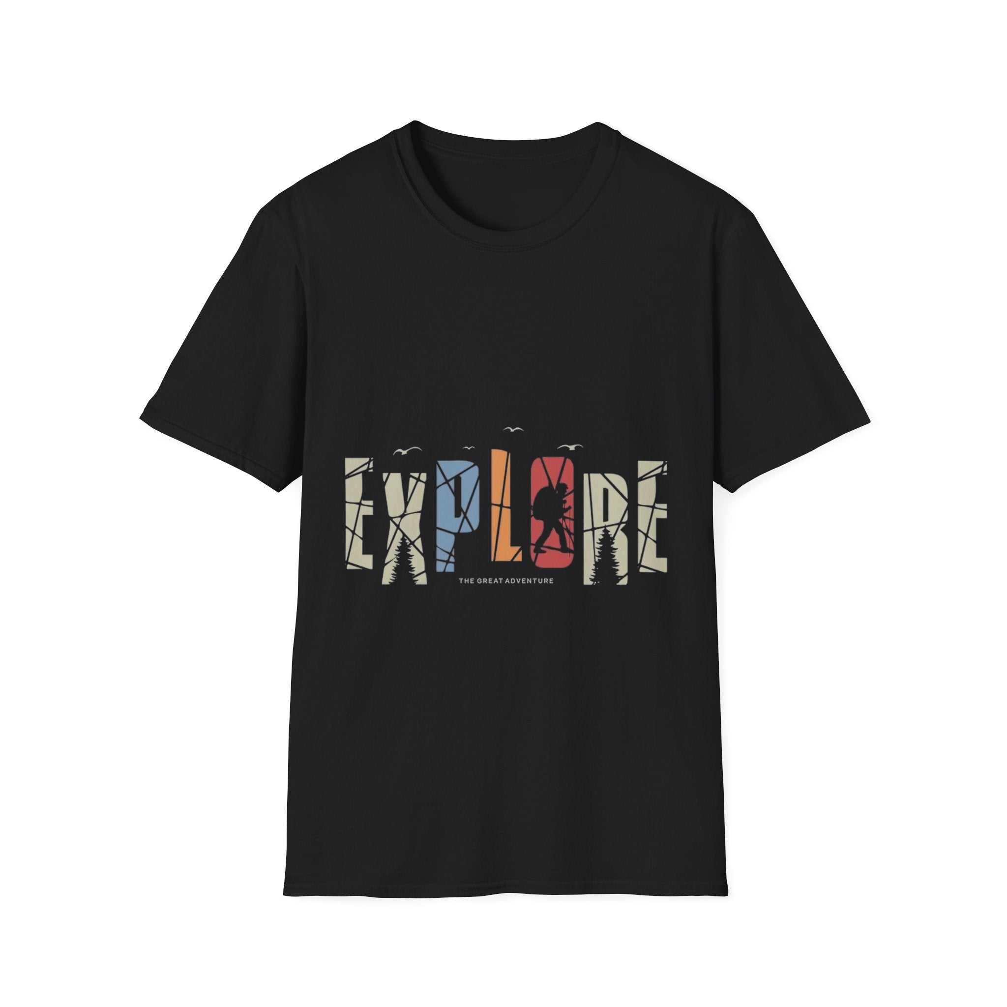 Exploration Vibes T-Shirt - Travel Adventure Tee, Nature Lover Gift, Unisex Casual Top, Outdoor Exploration Shirt, Perfect for Hiking
