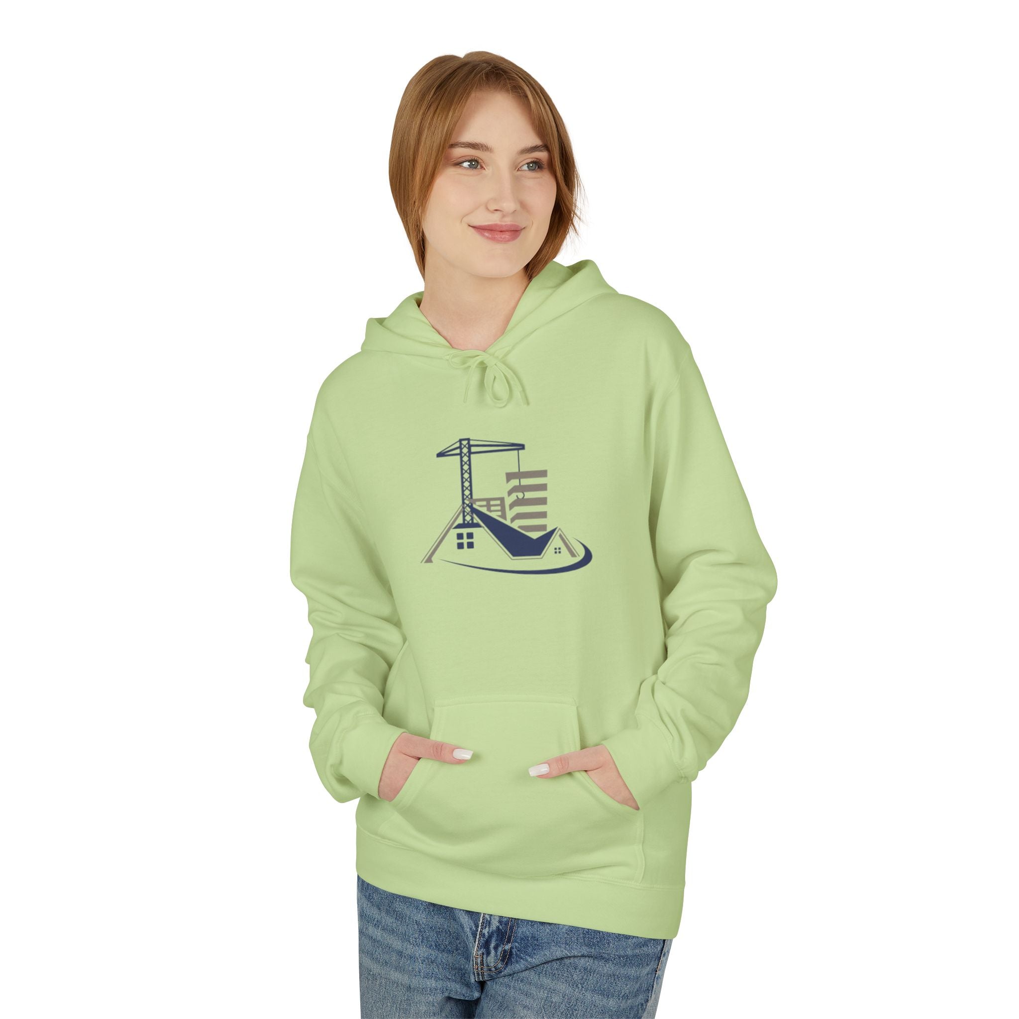 Coastal Lighthouse Hoodie — Minimal Nautical Beach House Graphic