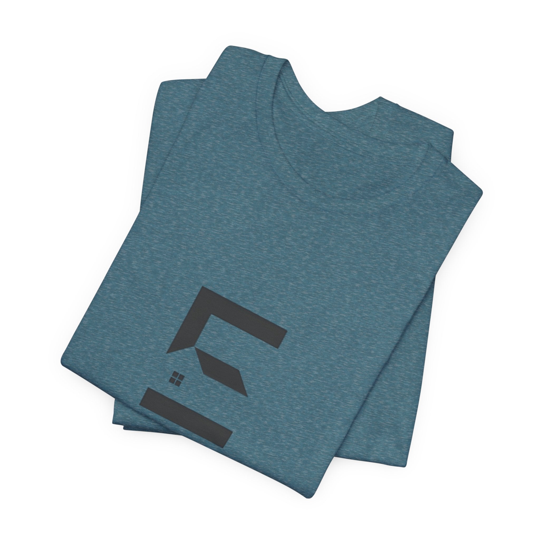 Elegant House Logo T-Shirt — Minimal Real Estate Branding Tee
