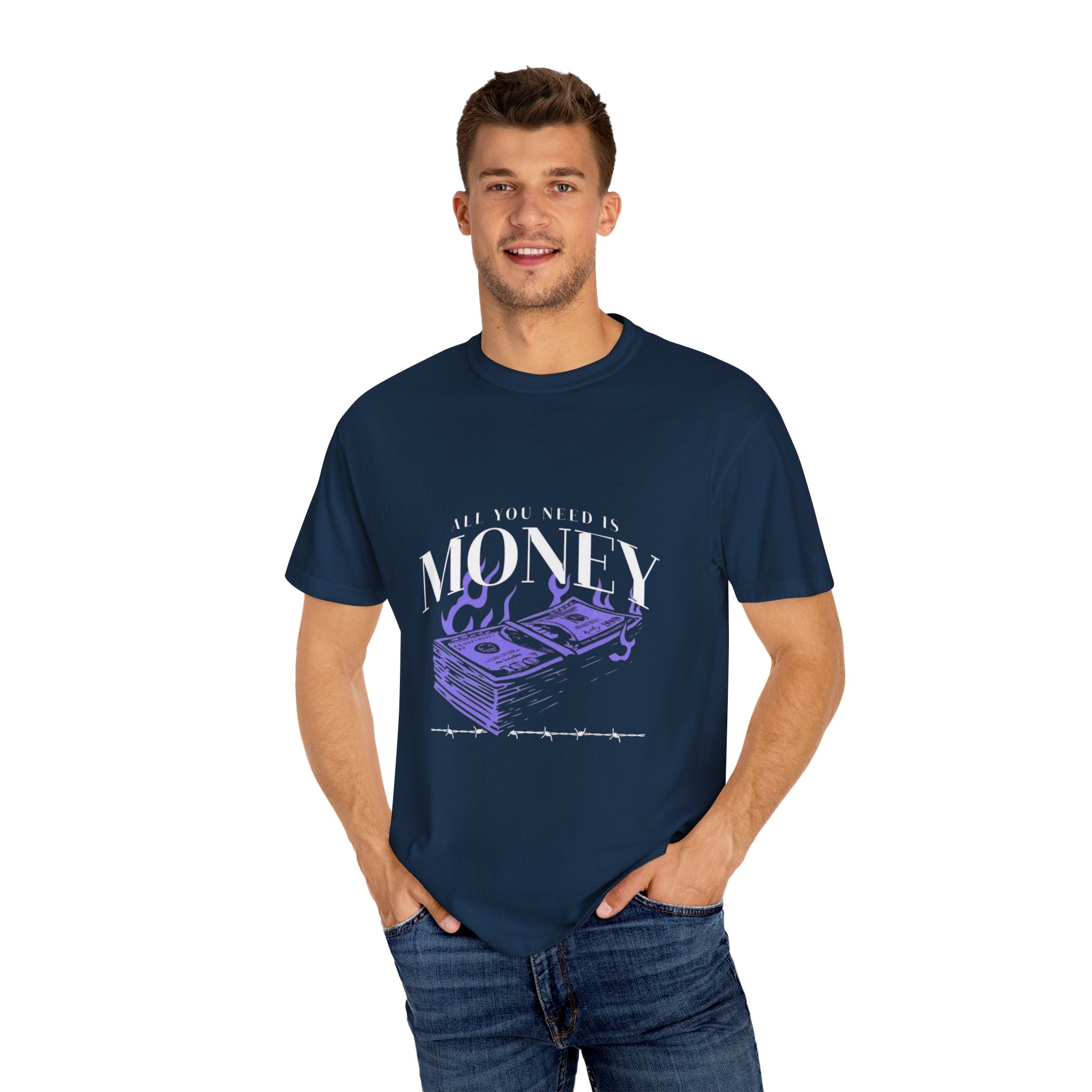 All You Need is Money T-Shirt, Motivational Tee, Unisex Graphic Shirt, Casual Wear, Gift for Entrepreneurs, Money Lover Apparel