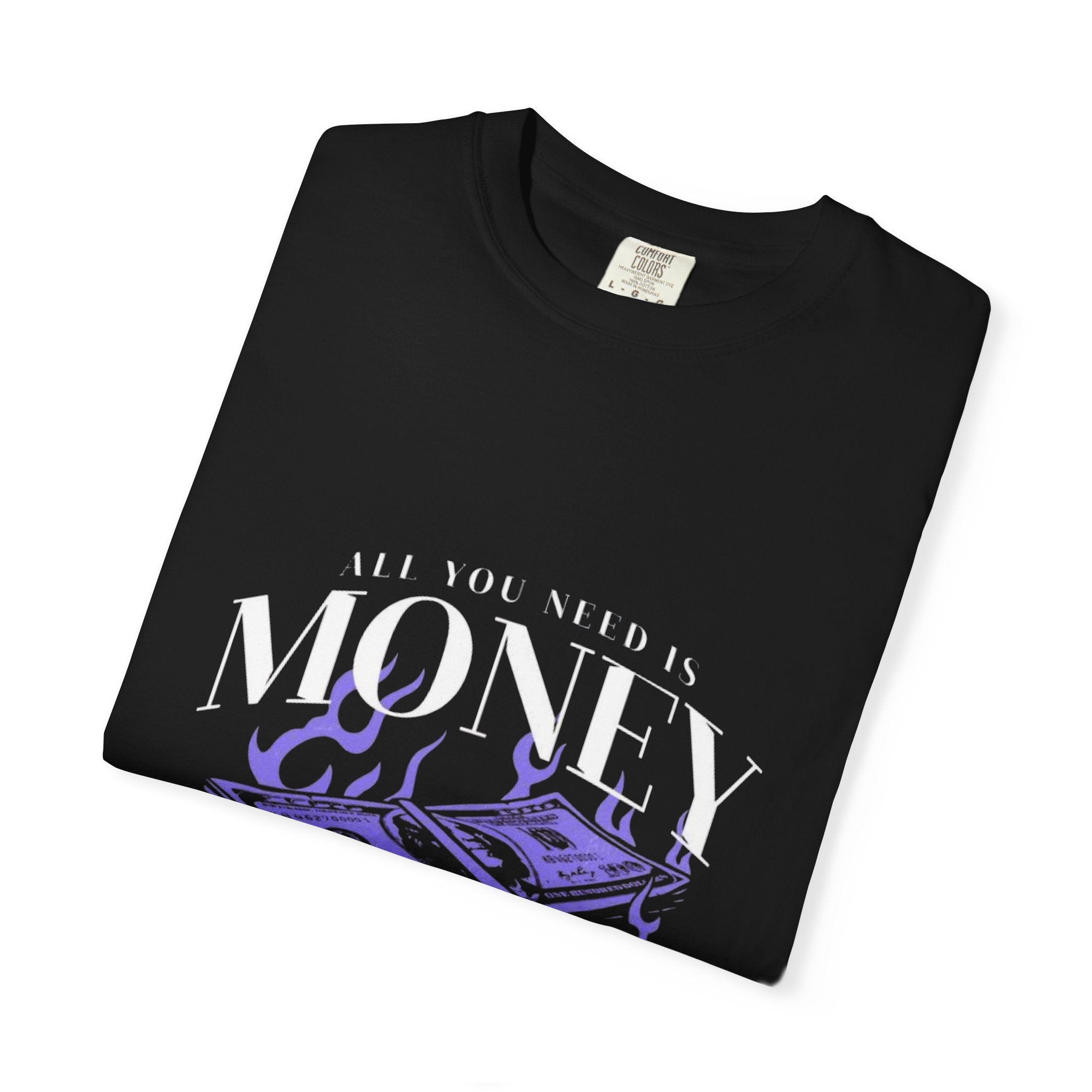 All You Need is Money T-Shirt, Motivational Tee, Unisex Graphic Shirt, Casual Wear, Gift for Entrepreneurs, Money Lover Apparel