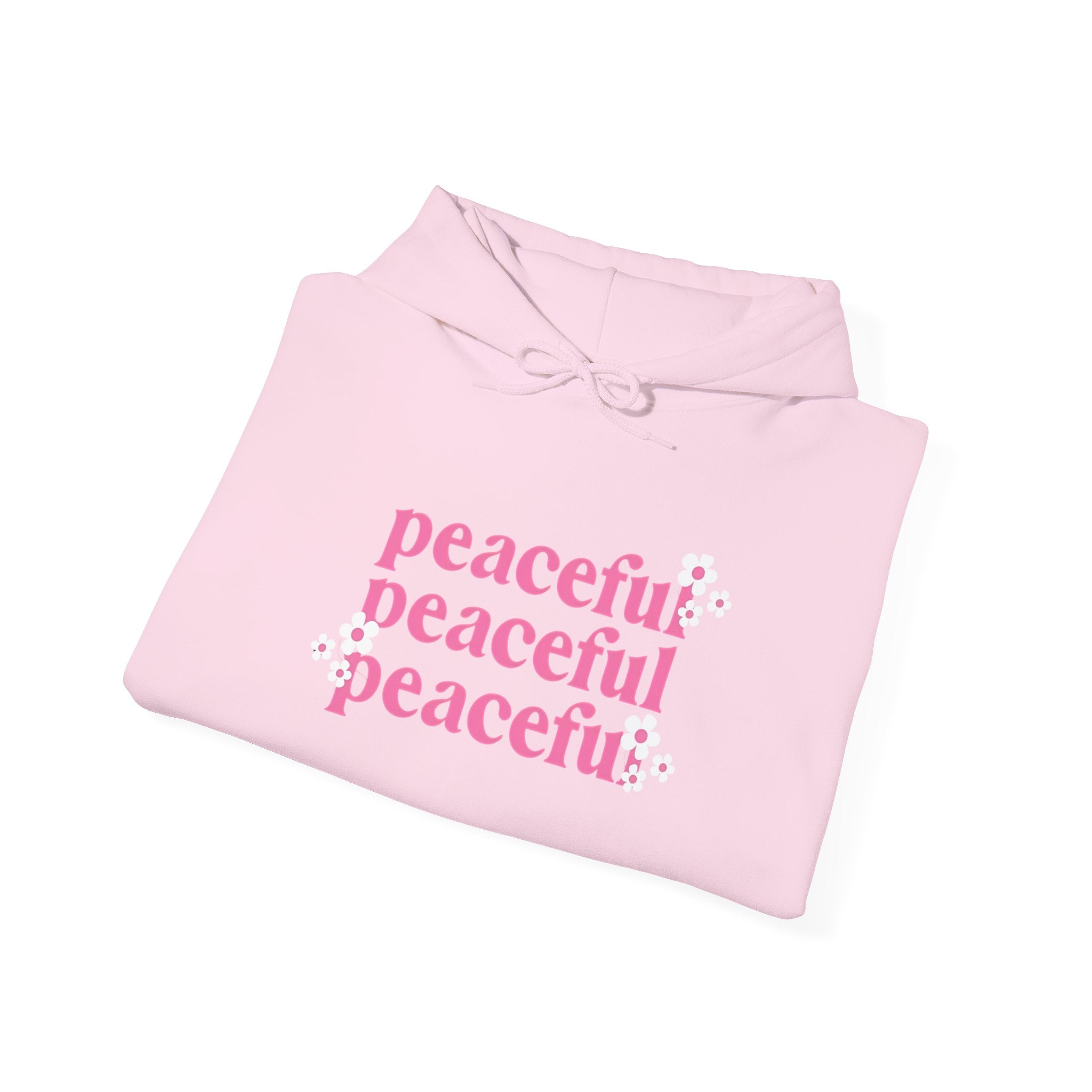 Peaceful Vibes Unisex Hoodie | Cozy Sweatshirt for Relaxation, Ideal Gift for Self-Care, Mindfulness, Casual Wear