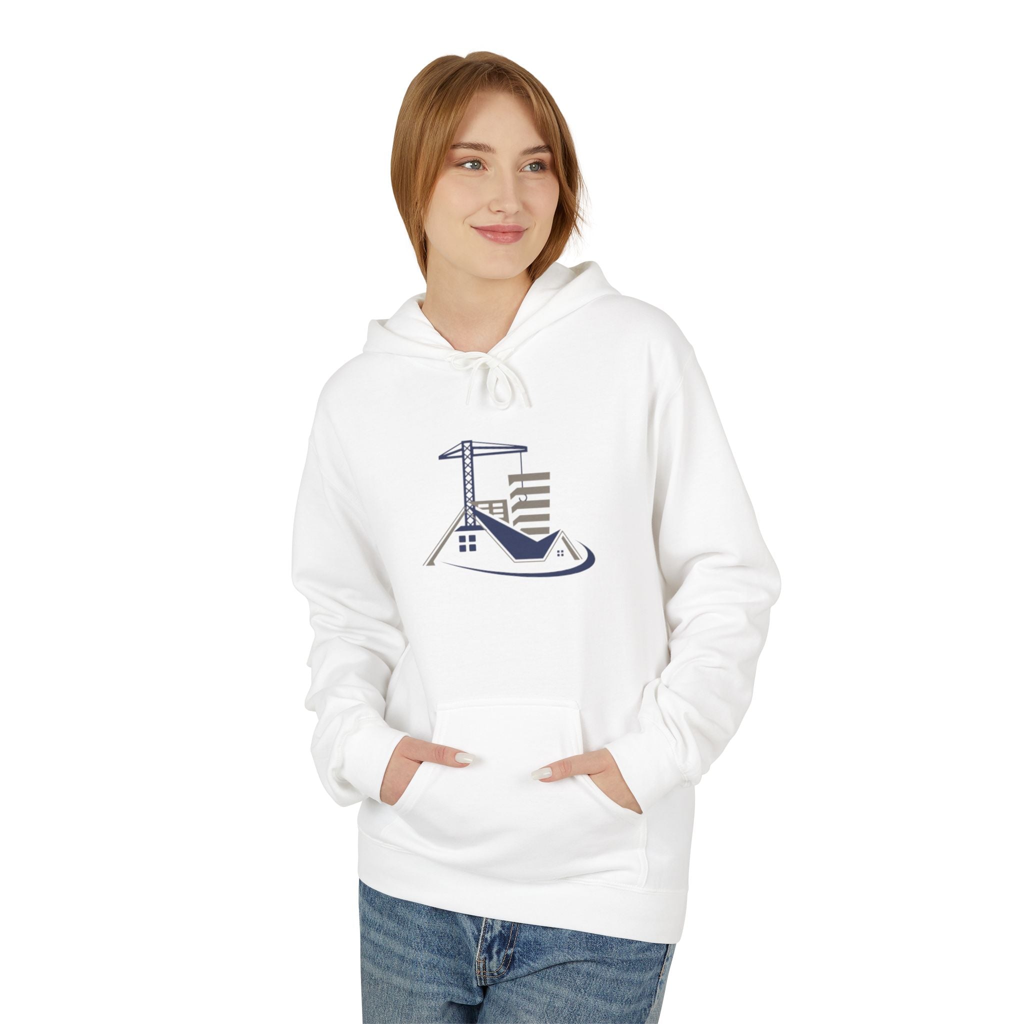 Coastal Lighthouse Hoodie — Minimal Nautical Beach House Graphic