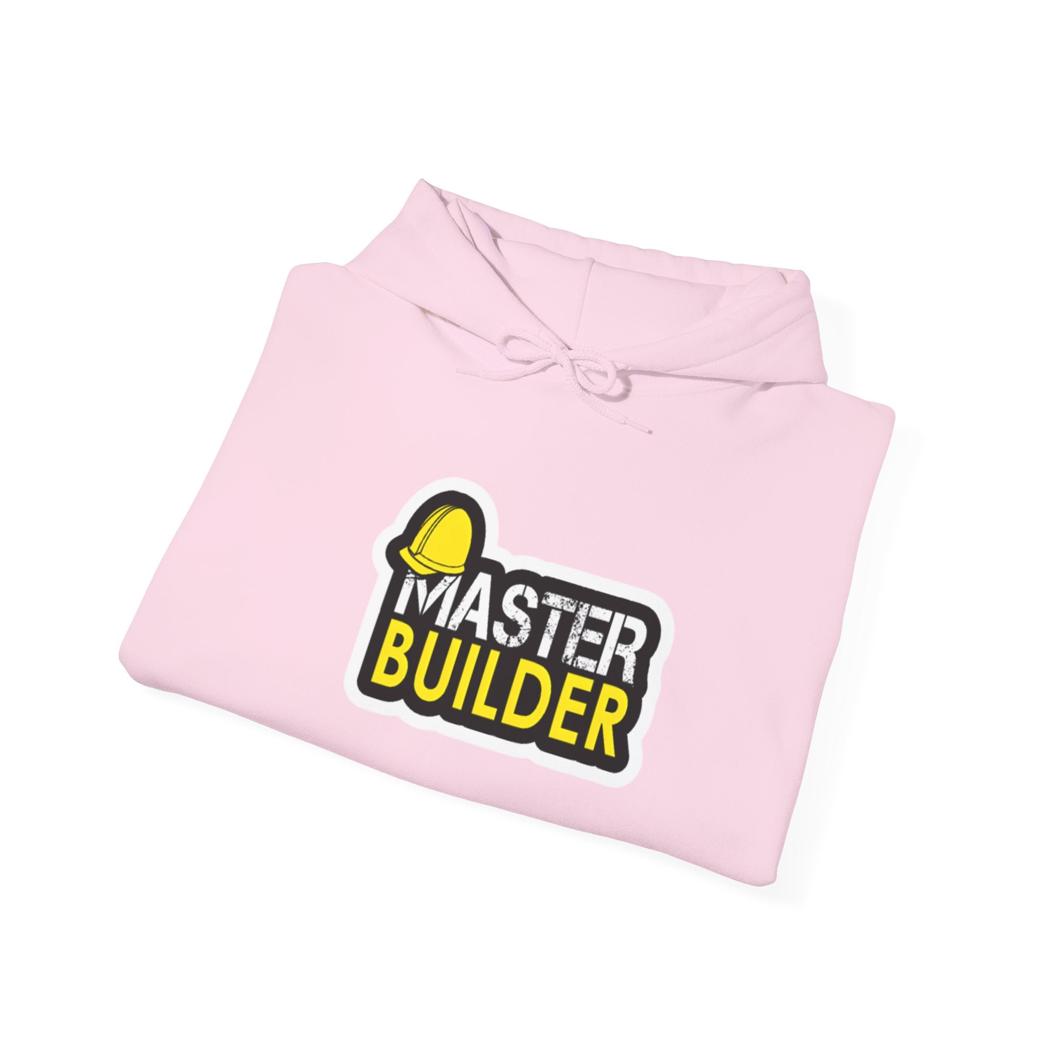 Master Builder Hoodie — Construction Worker Hard Hat Graphic Sweatshirt
