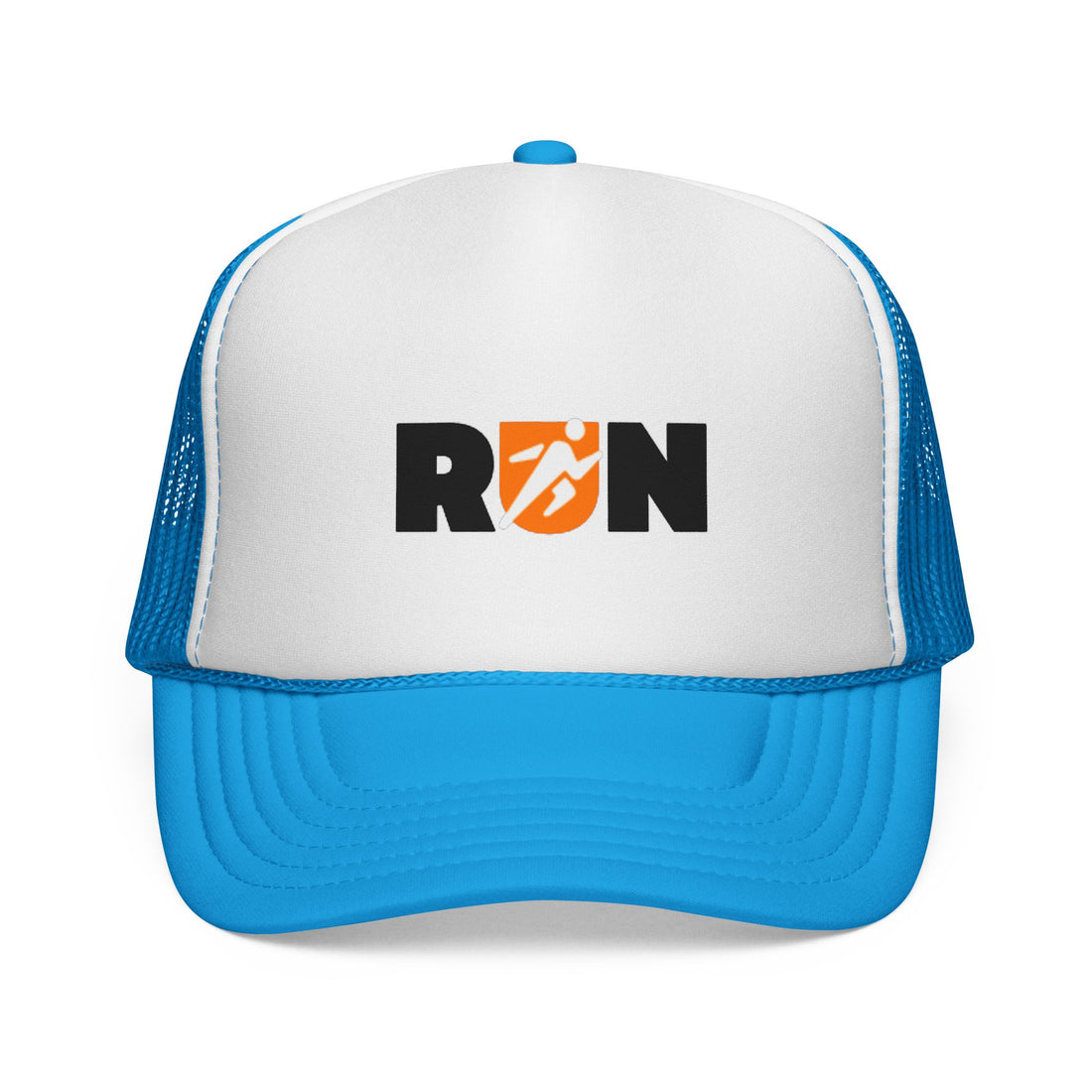 Run Trucker Hat — Retro Runner Logo Cap
