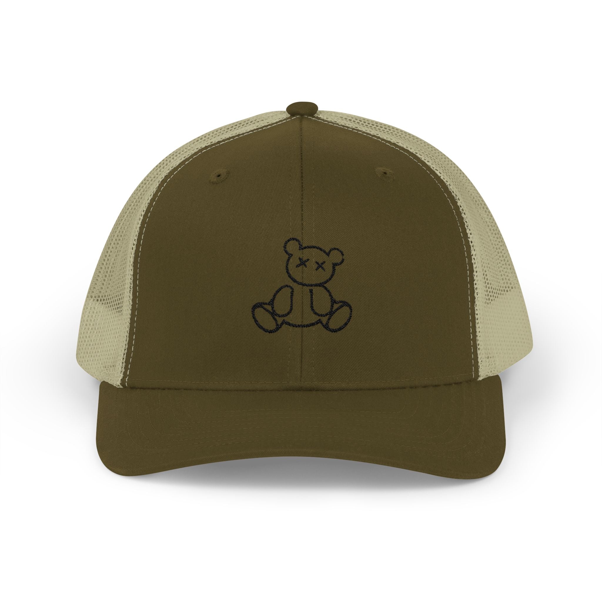 Trucker Cap — Minimalist Killed Teddy Bear Embroidered Snapback
