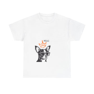 Chihuahua Crown Tee — Cute Sunglasses Dog Graphic T-Shirt