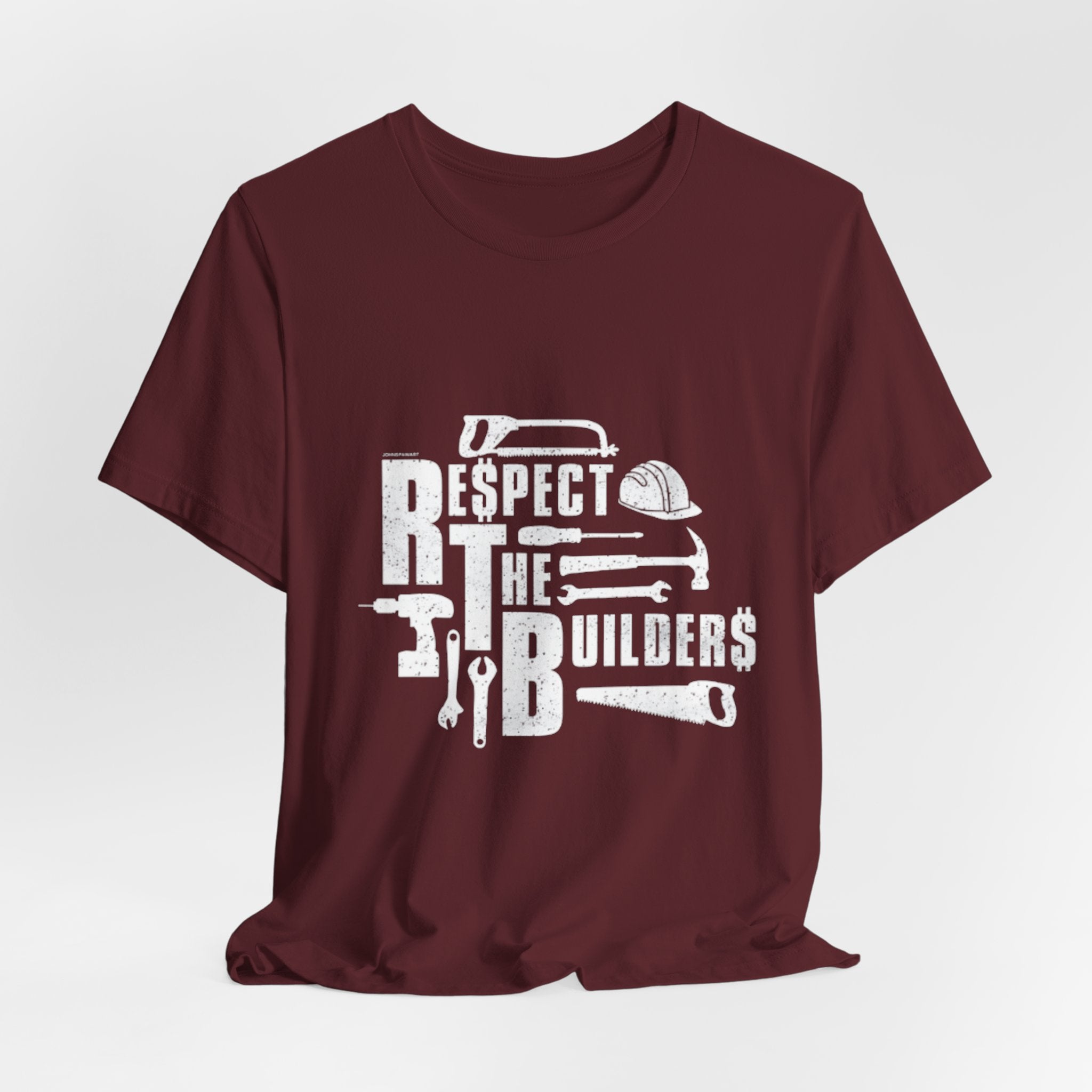 Respect The Builders T-Shirt – Construction Tools Graphic Tee