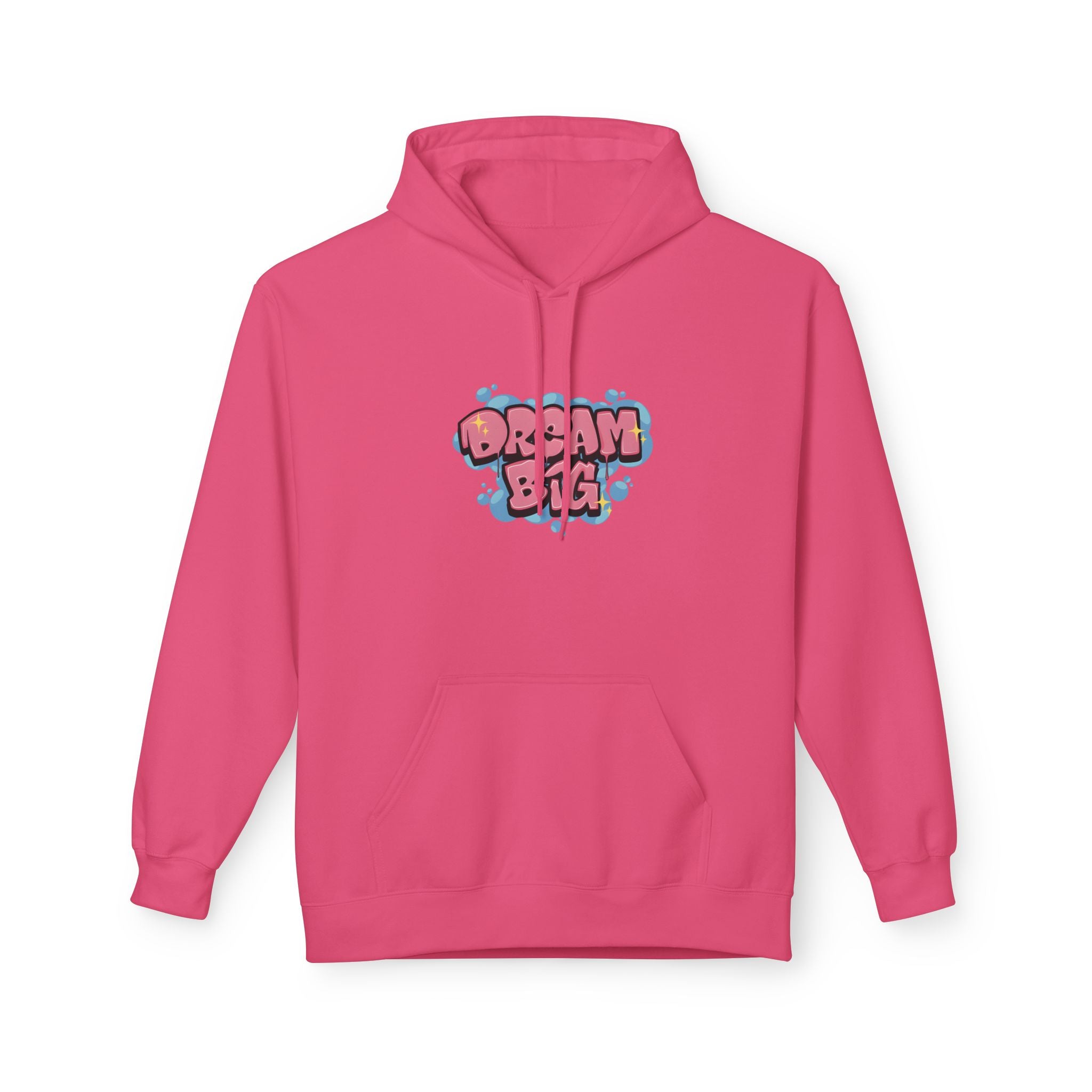 Dream Big Hoodie — Cute Bubble Letter Graphic Pullover