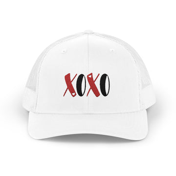 XOXO Trucker Cap - Embroidered Valentine Snapback Hat