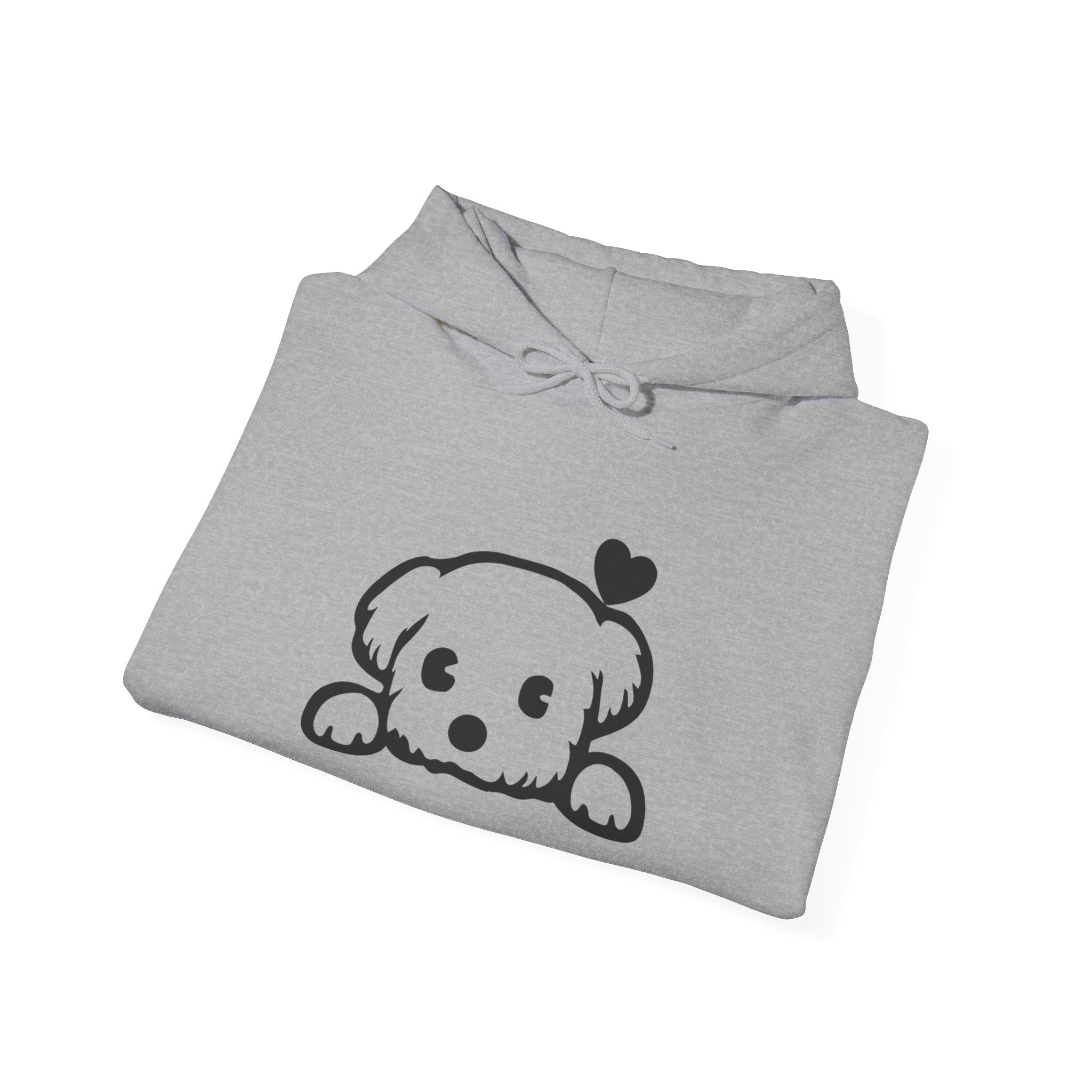 Adorable Puppy Hoodie, Cute Dog Sweatshirt for Pet Lovers, Cozy Unisex Gift, Perfect for Birthdays or Dog Lovers