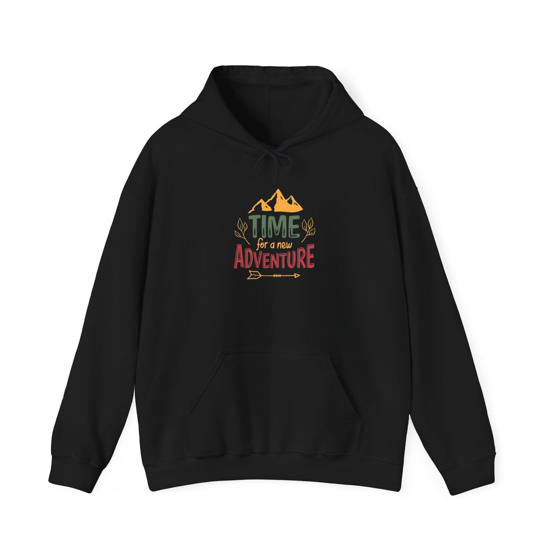 Adventure Time Hoodie — 'Time for Adventure' Mountain Graphic Pullover