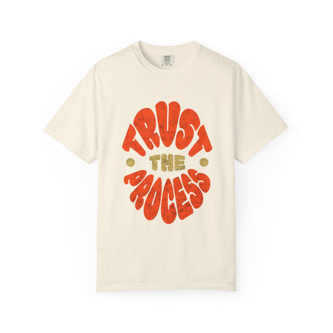 Garment-Dyed T-Shirt - Trust The Process Graphic Tee, Unisex Casual Wear, Gift for Motivational Speakers, Everyday Comfort, [...]