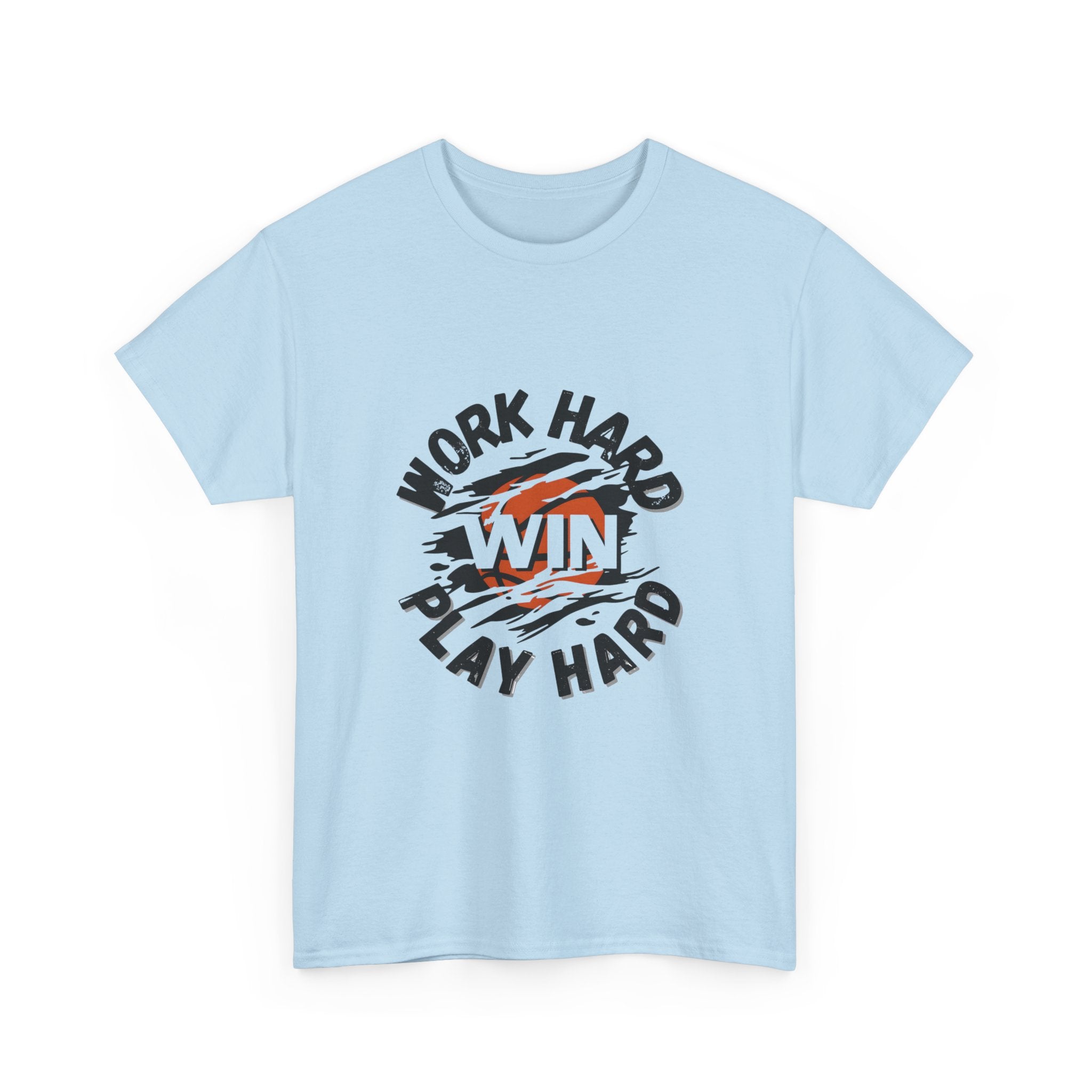 Work Hard Win Play Hard T-Shirt — Motivational Sports Graphic Tee