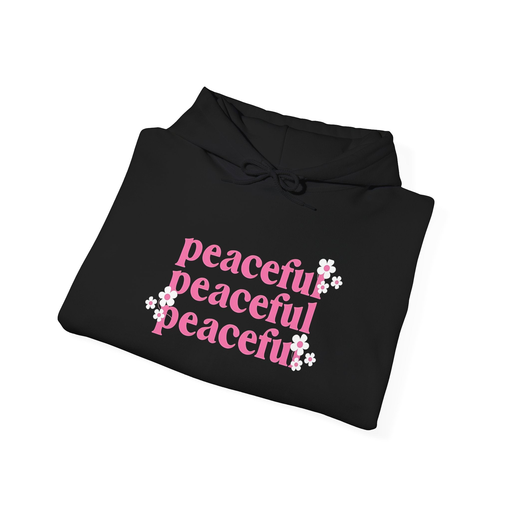 Peaceful Vibes Unisex Hoodie | Cozy Sweatshirt for Relaxation, Ideal Gift for Self-Care, Mindfulness, Casual Wear