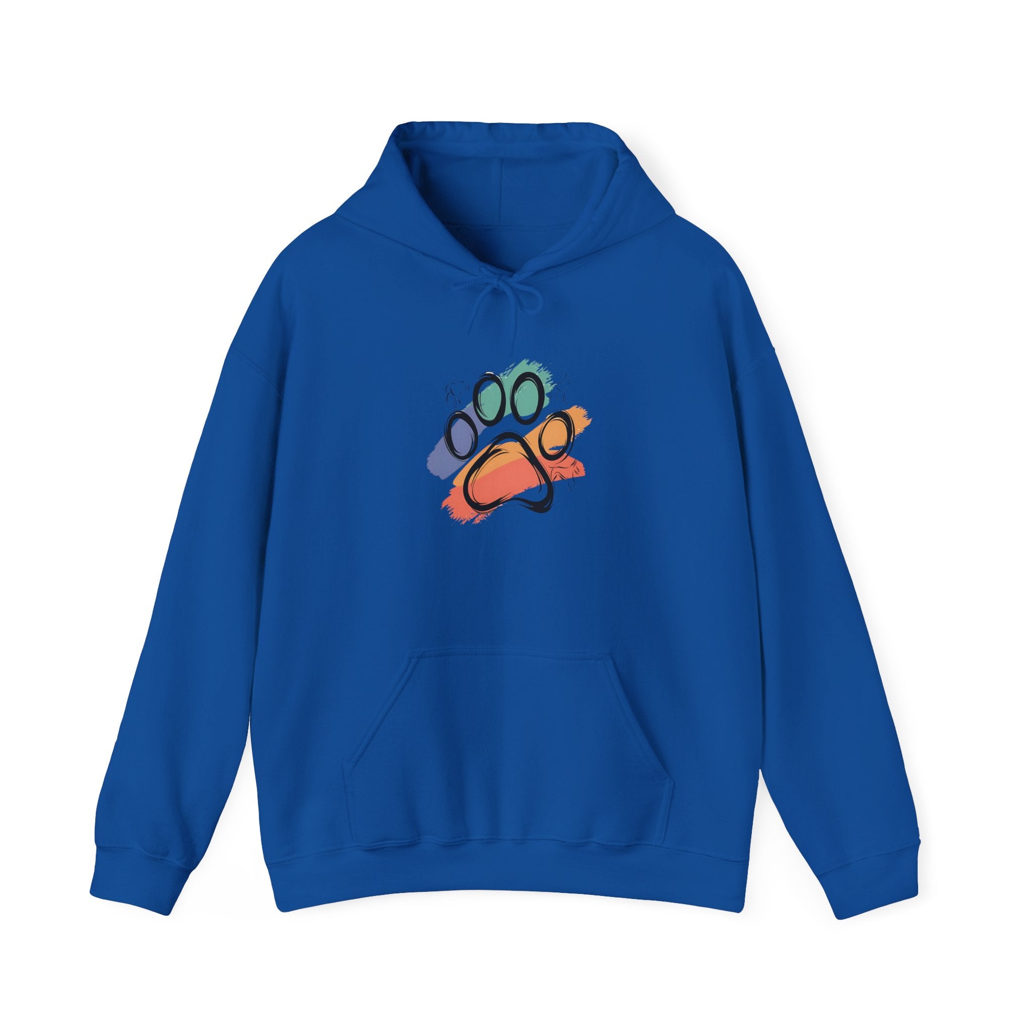 Colorful Paw Print Hoodie for Animal Lovers | Cozy Sweatshirt for Pet Owners | Gift for Dog Lovers | Funny Pet Apparel