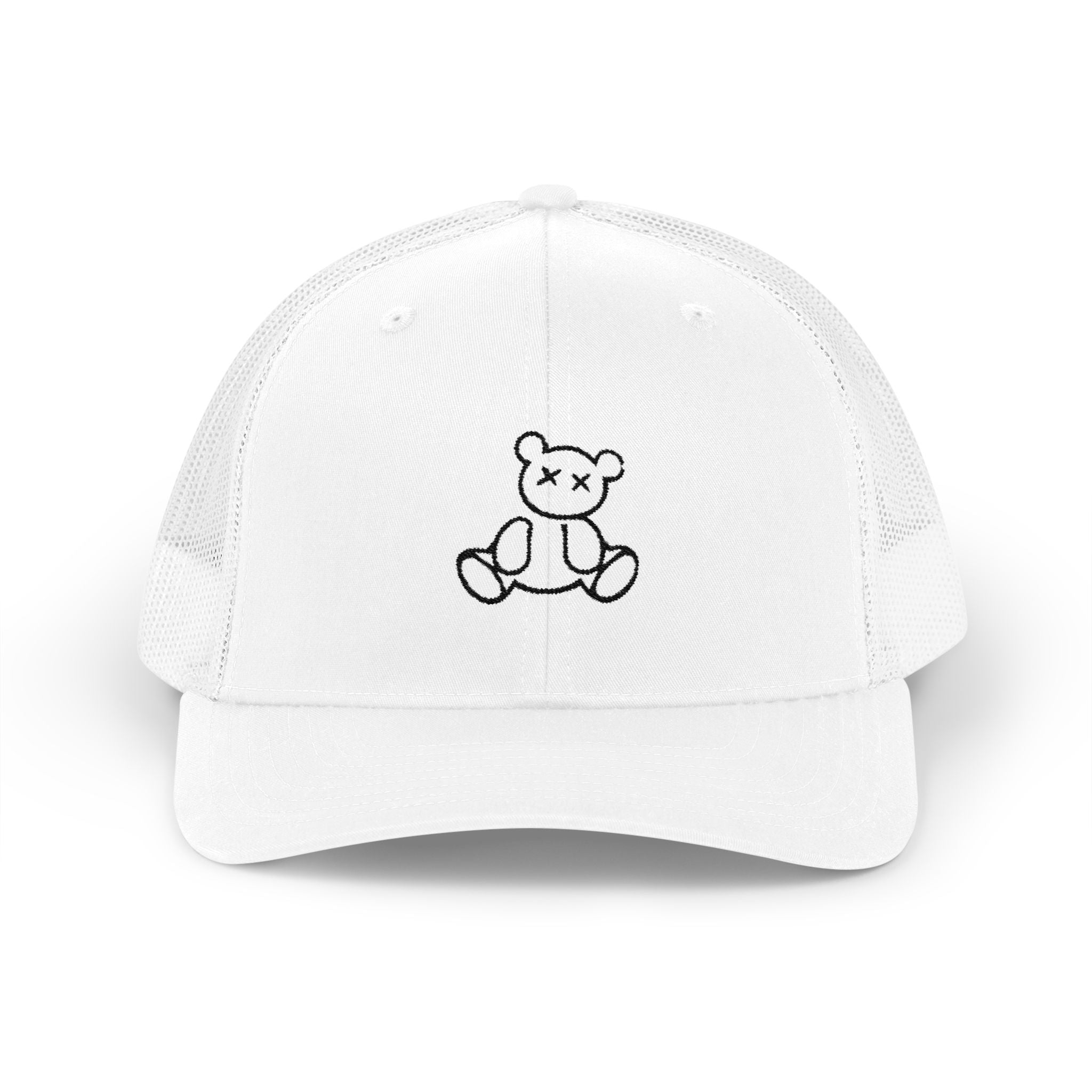 Trucker Cap — Minimalist Killed Teddy Bear Embroidered Snapback