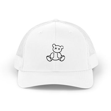 Trucker Cap — Minimalist Killed Teddy Bear Embroidered Snapback