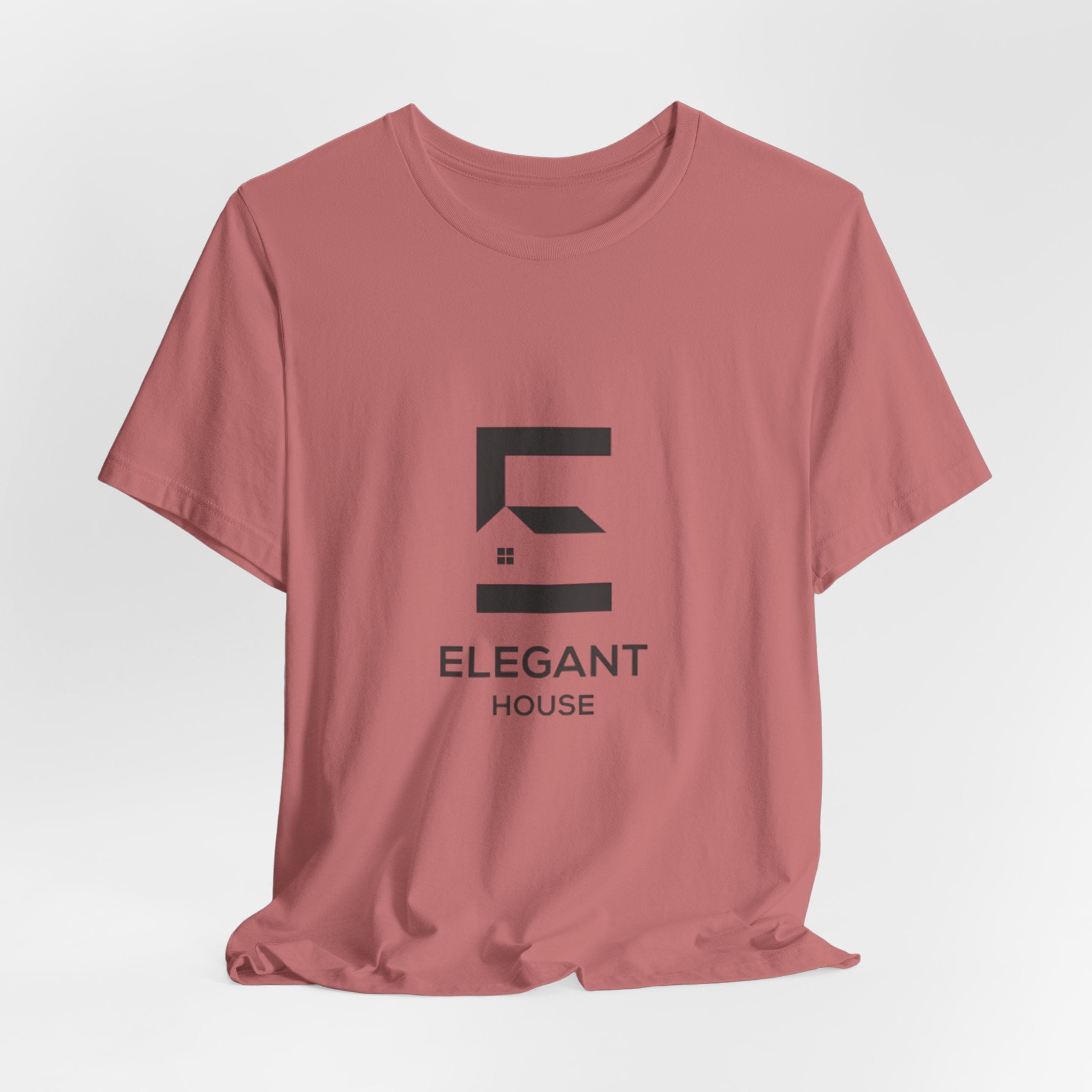 Elegant House Logo T-Shirt — Minimal Real Estate Branding Tee