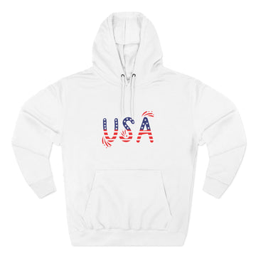 Patriotic USA Fleece Hoodie